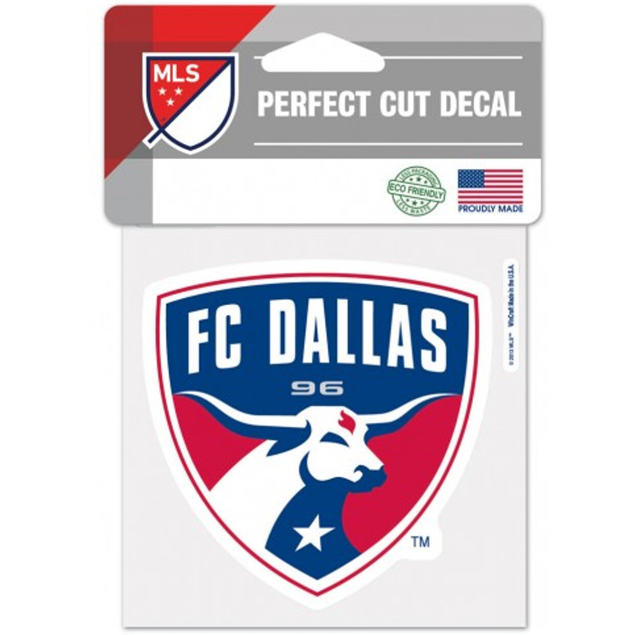 FC Dallas Decal 4x4 Perfect Cut Color