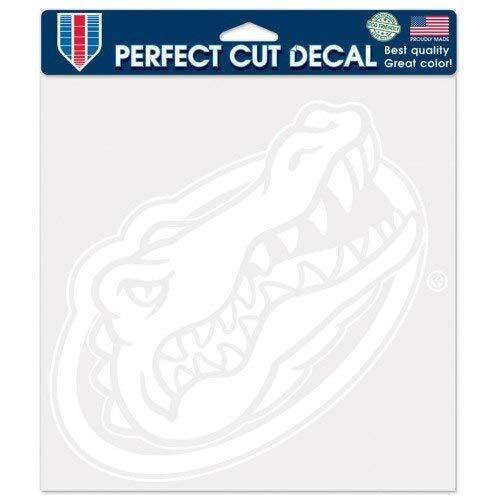 Florida Gators Decal 8x8 Die Cut White New