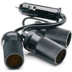 TRUCK SPEC  - 12 VOLT FUSED TRIPLE CIGARETTE SOCKET ADAPTER