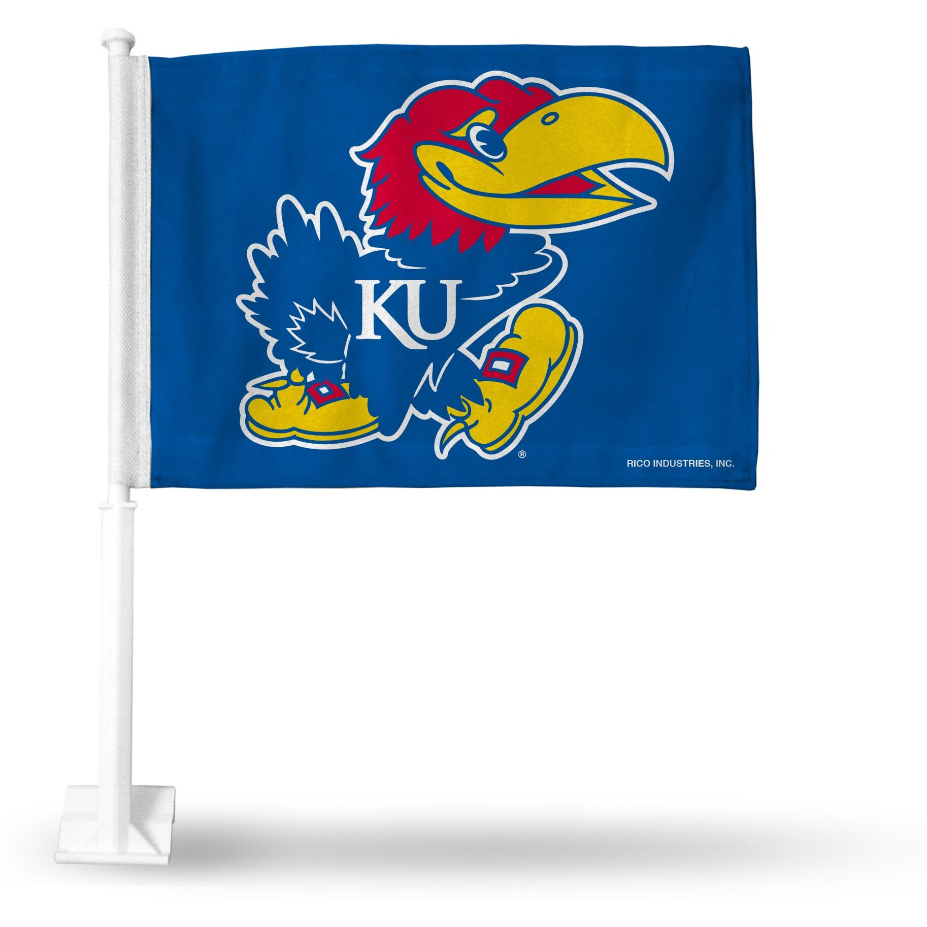 Kansas Jayhawks Flag Car
