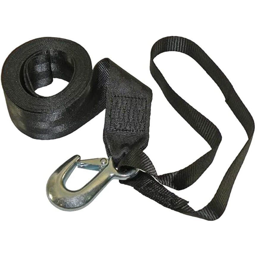 Fulton 501208 Winch Strap with Hook and Loop - 2" x 12'