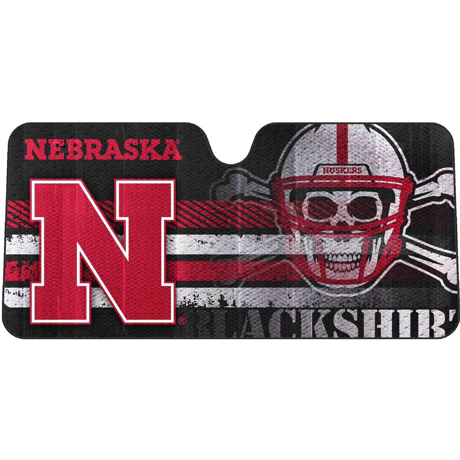 Nebraska Cornhuskers Auto Sun Shade 59x27
