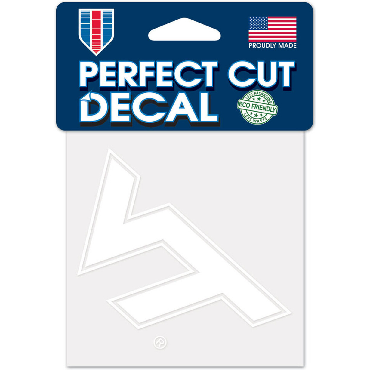 Virginia Tech Hokies Decal 4x4 Perfect Cut White