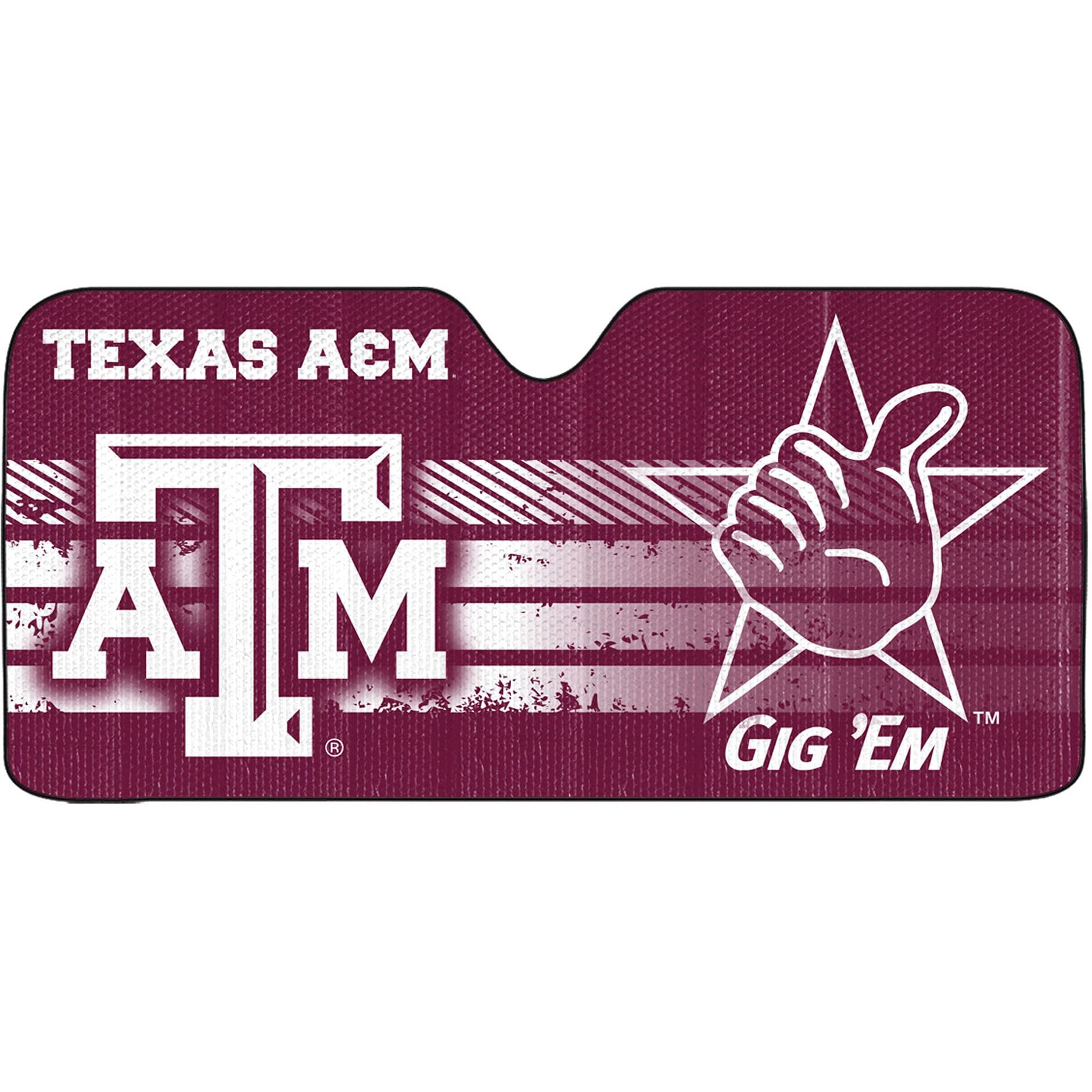 Texas A&M Aggies Auto Sun Shade 59x27