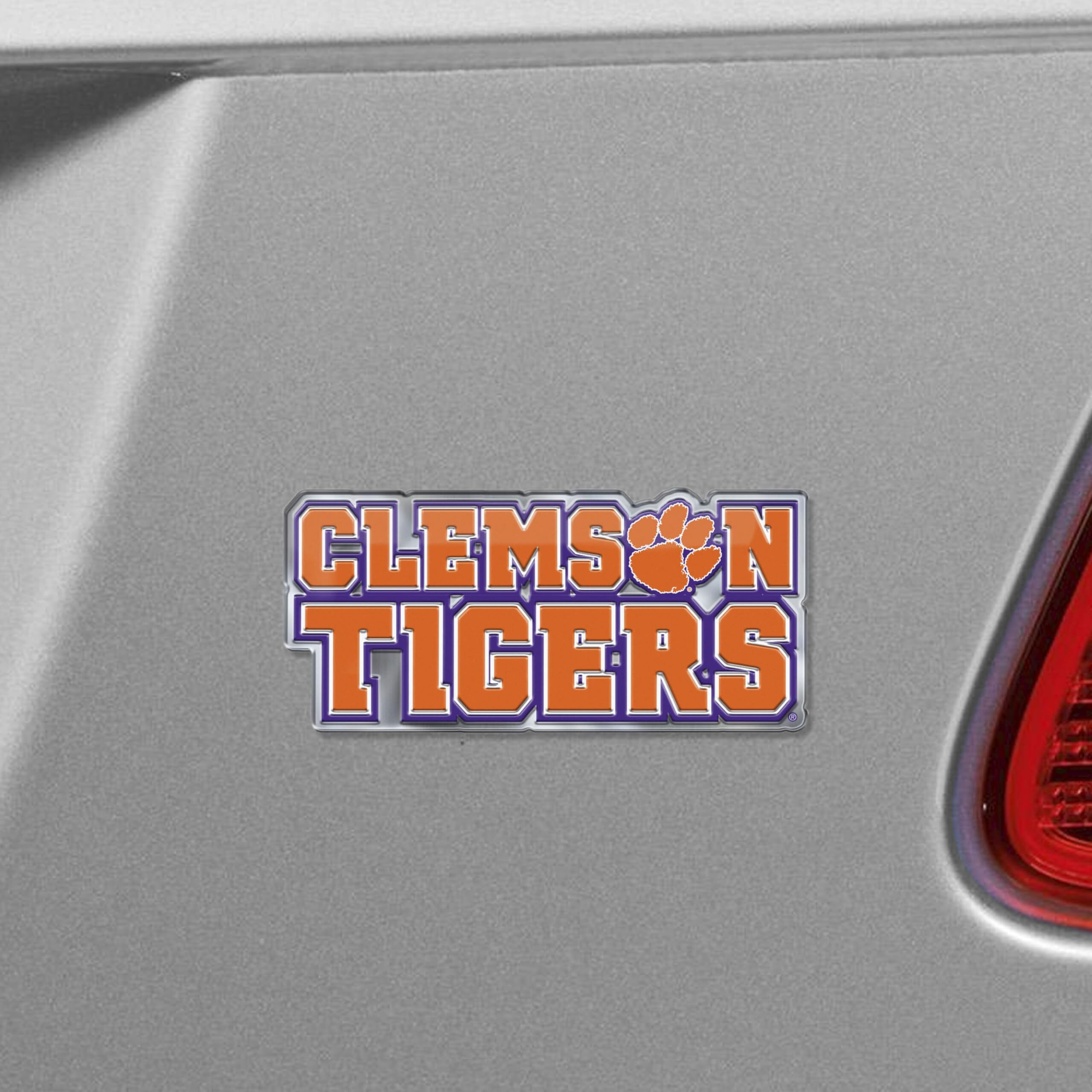 Clemson Tigers Auto Emblem Color Alternate Logo