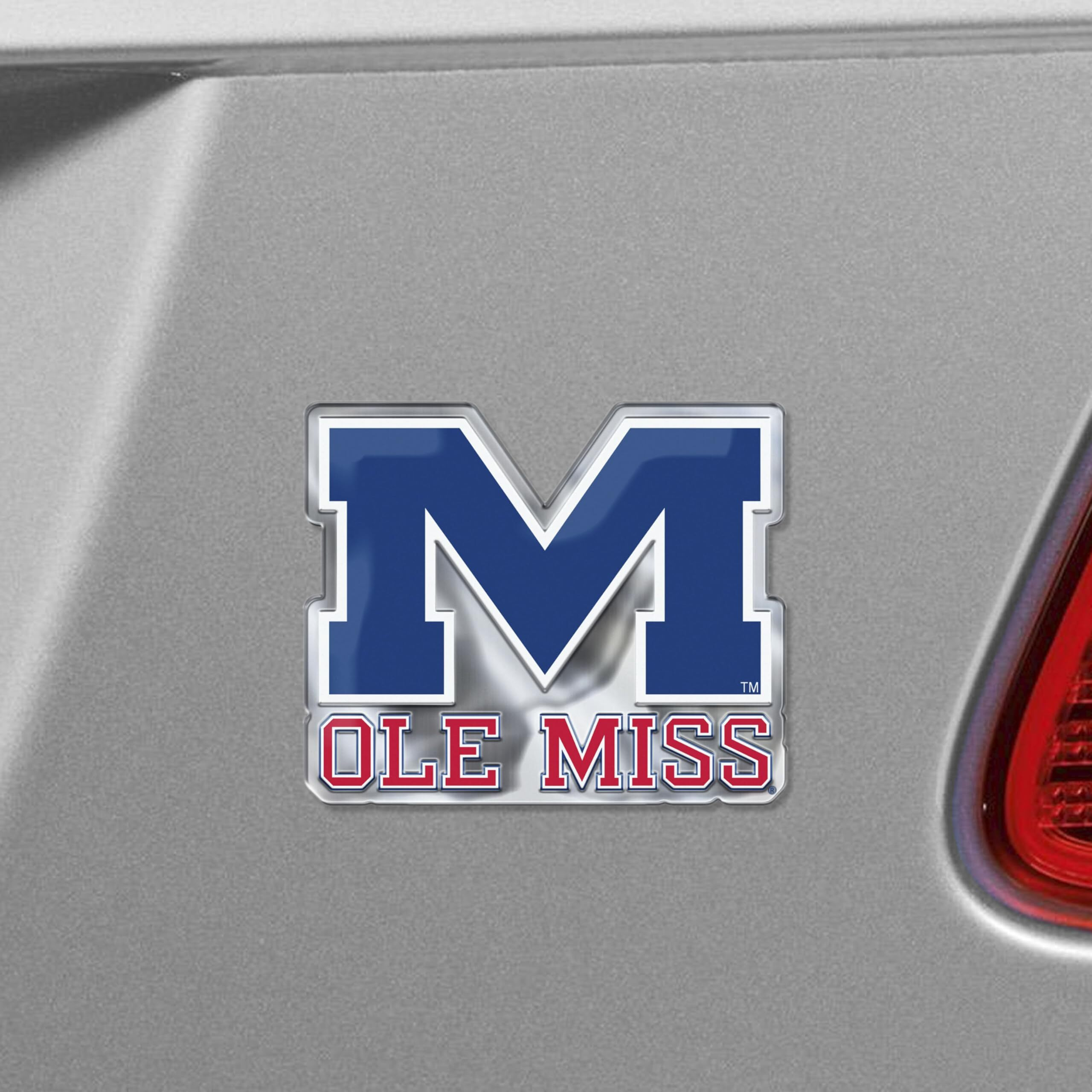 Mississippi Rebels Auto Emblem Color Alternate Logo - Special Order