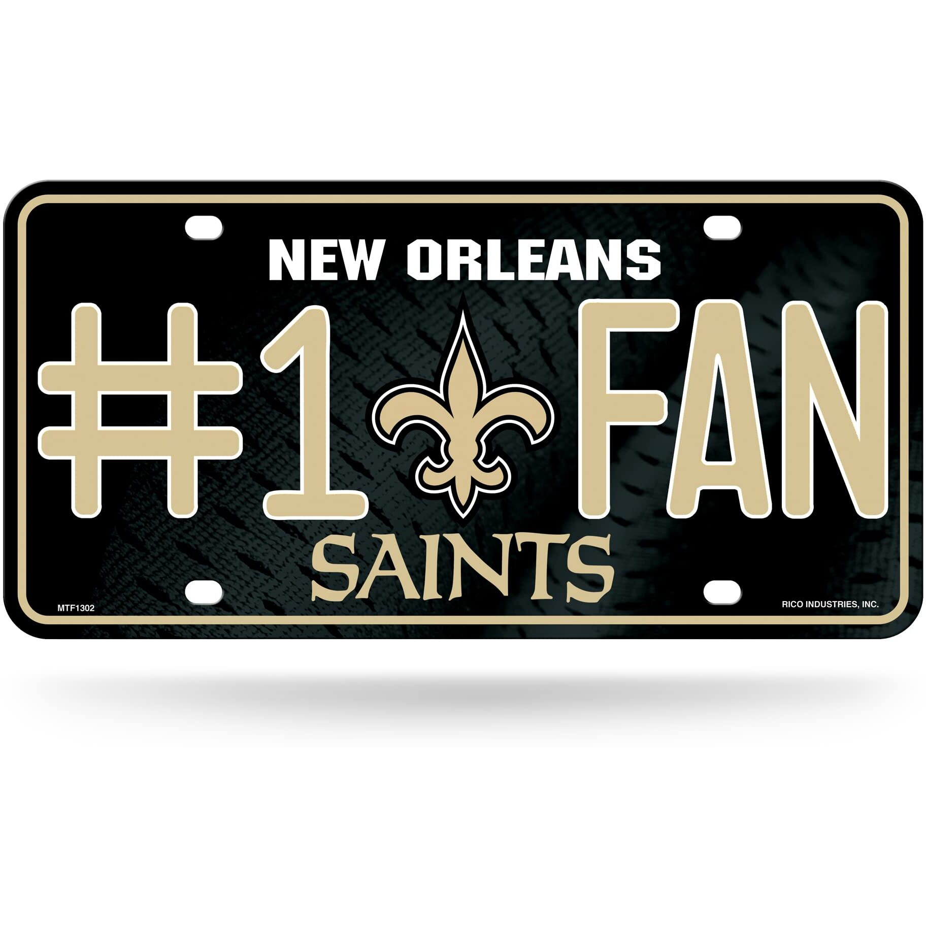 New Orleans Saints License Plate 1 Fan