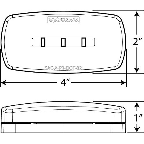 LED MARK LIGHTOVALAMBER