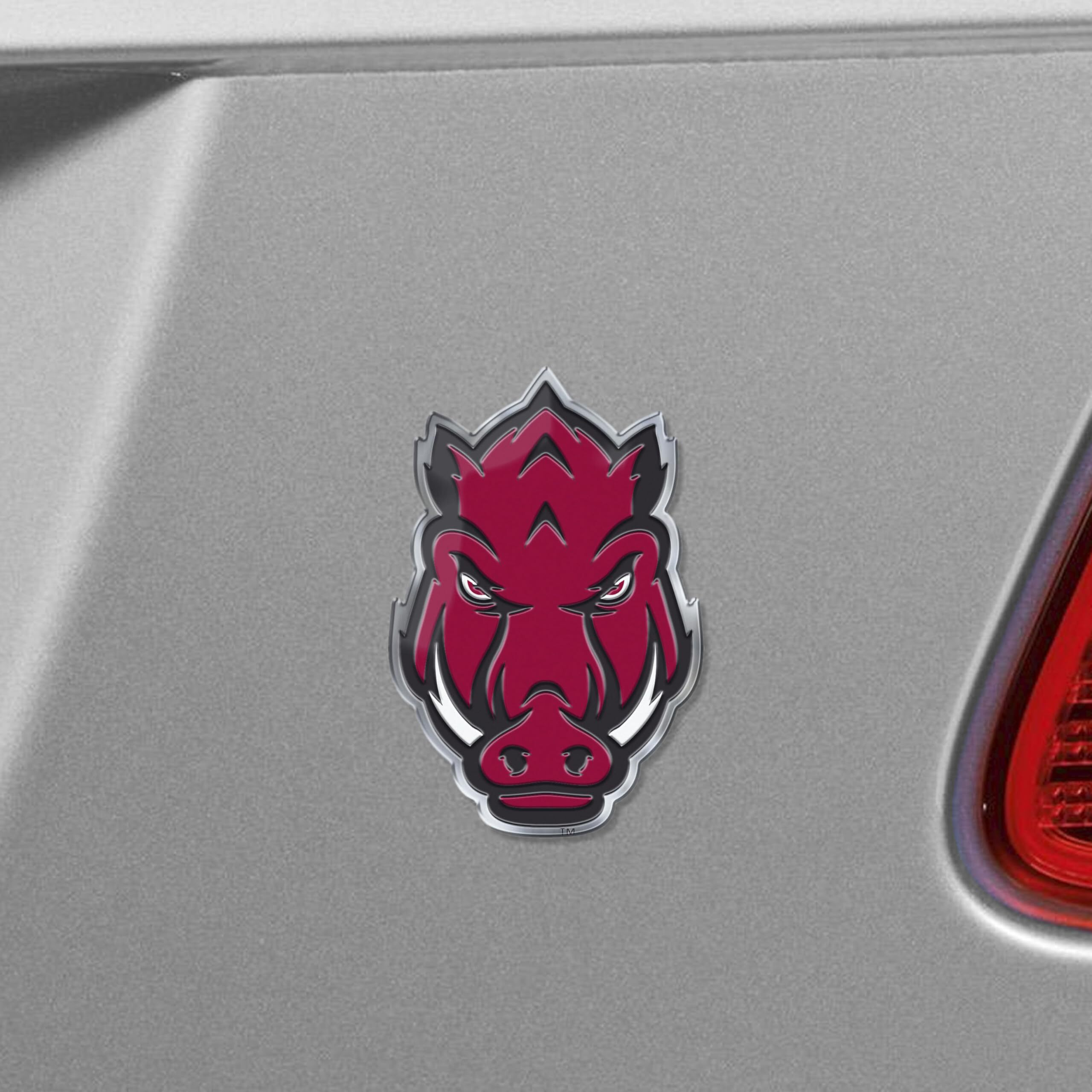 Arkansas Razorbacks Auto Emblem Color Alternate Logo