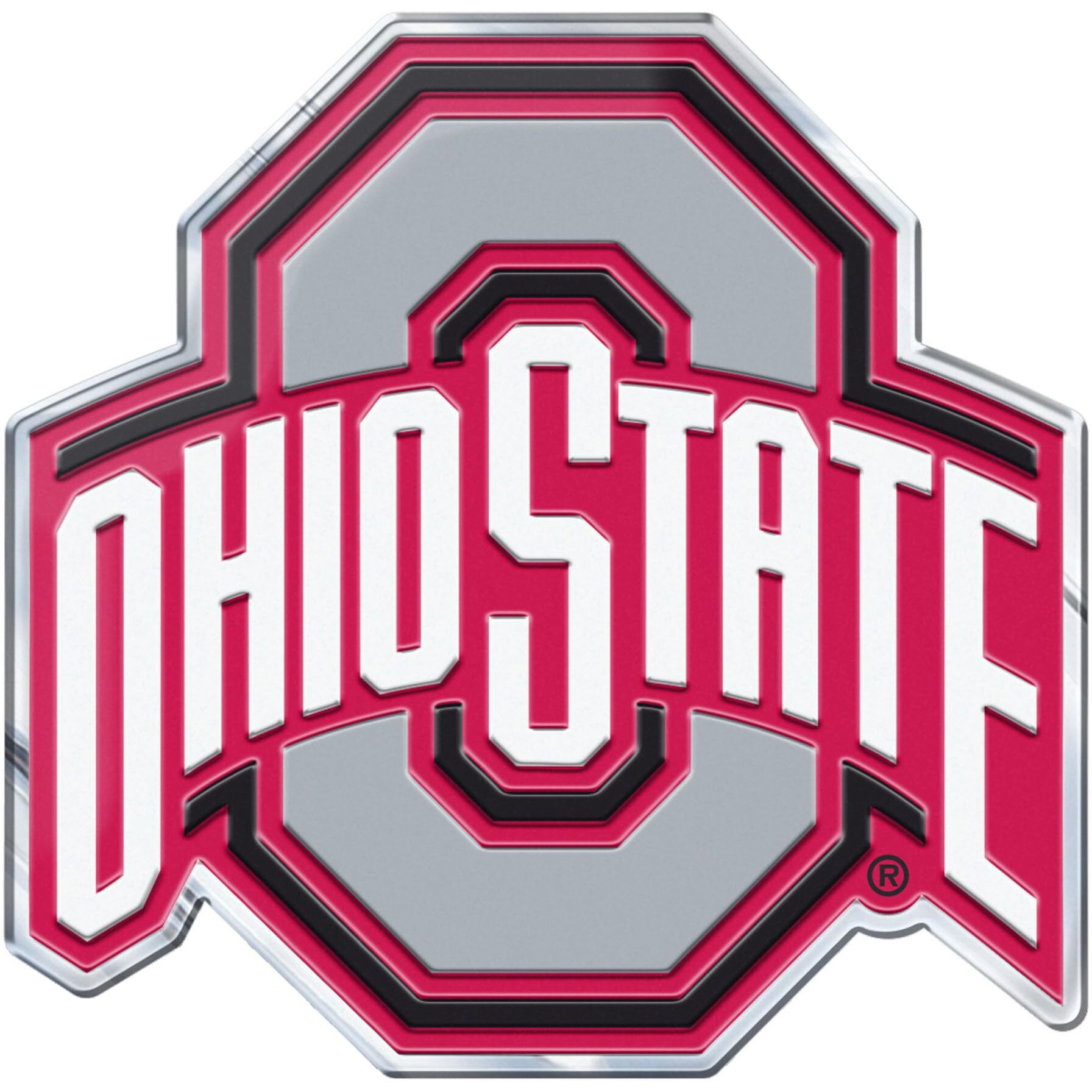 Ohio State Buckeyes Auto Emblem Color Alternate Logo