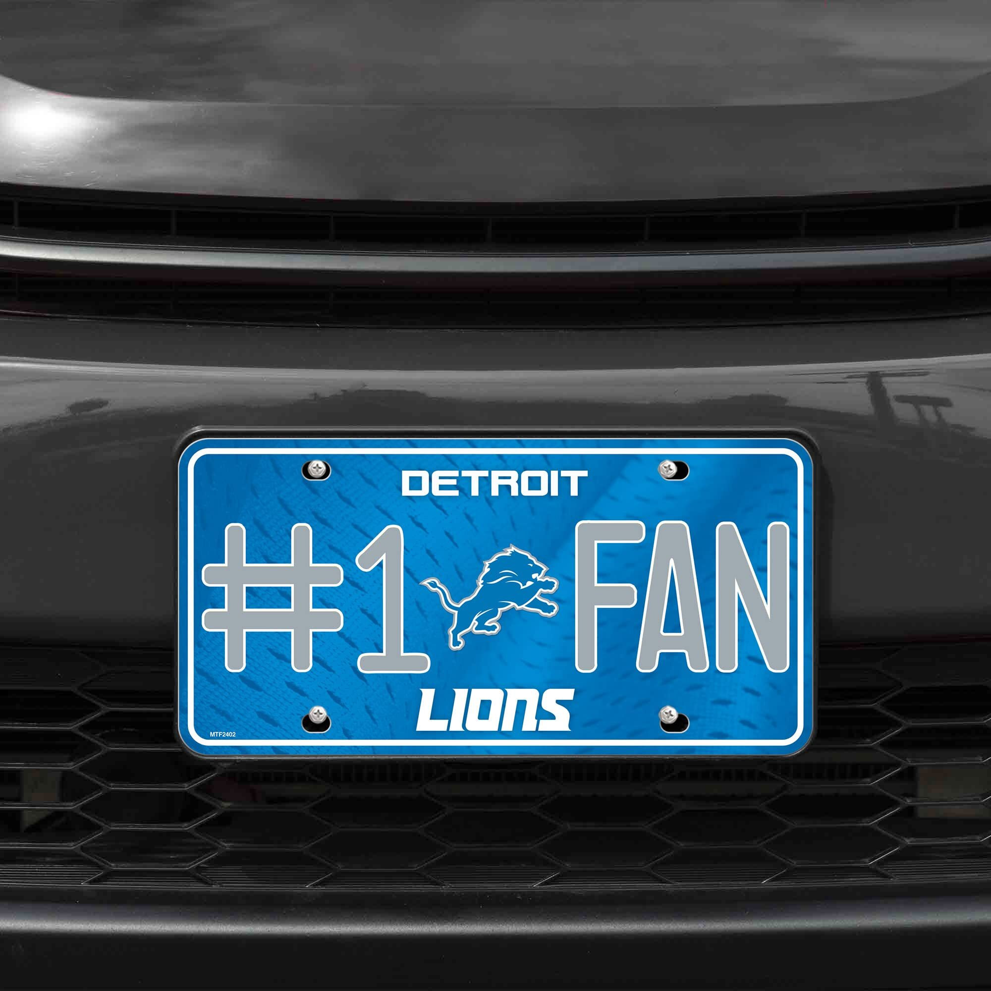 Detroit Lions License Plate 1 Fan