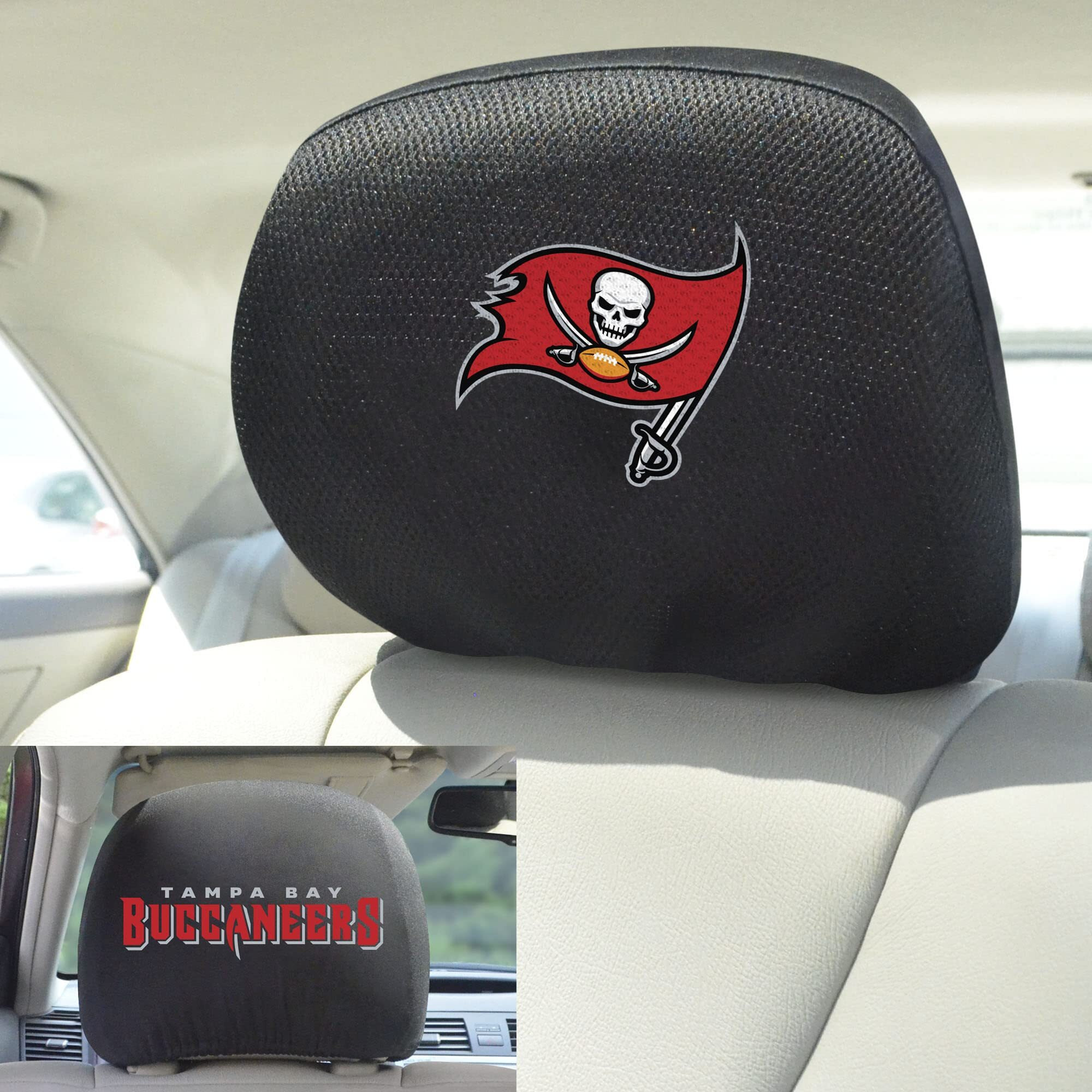 Tampa Bay Buccaneers Headrest Covers FanMats