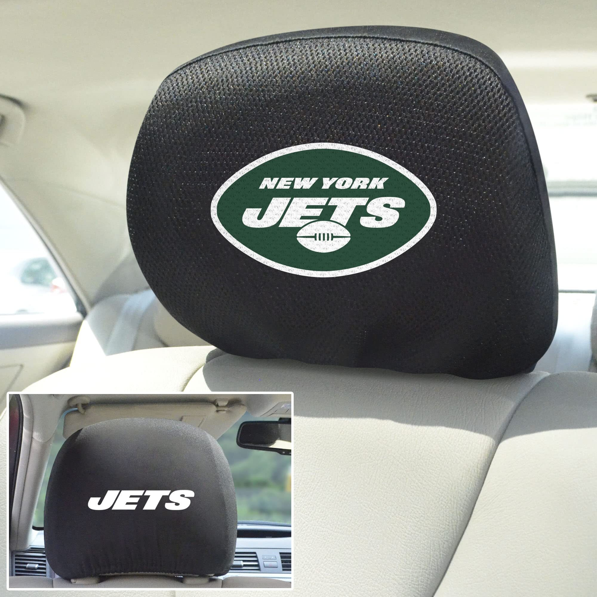 New York Jets Headrest Covers FanMats
