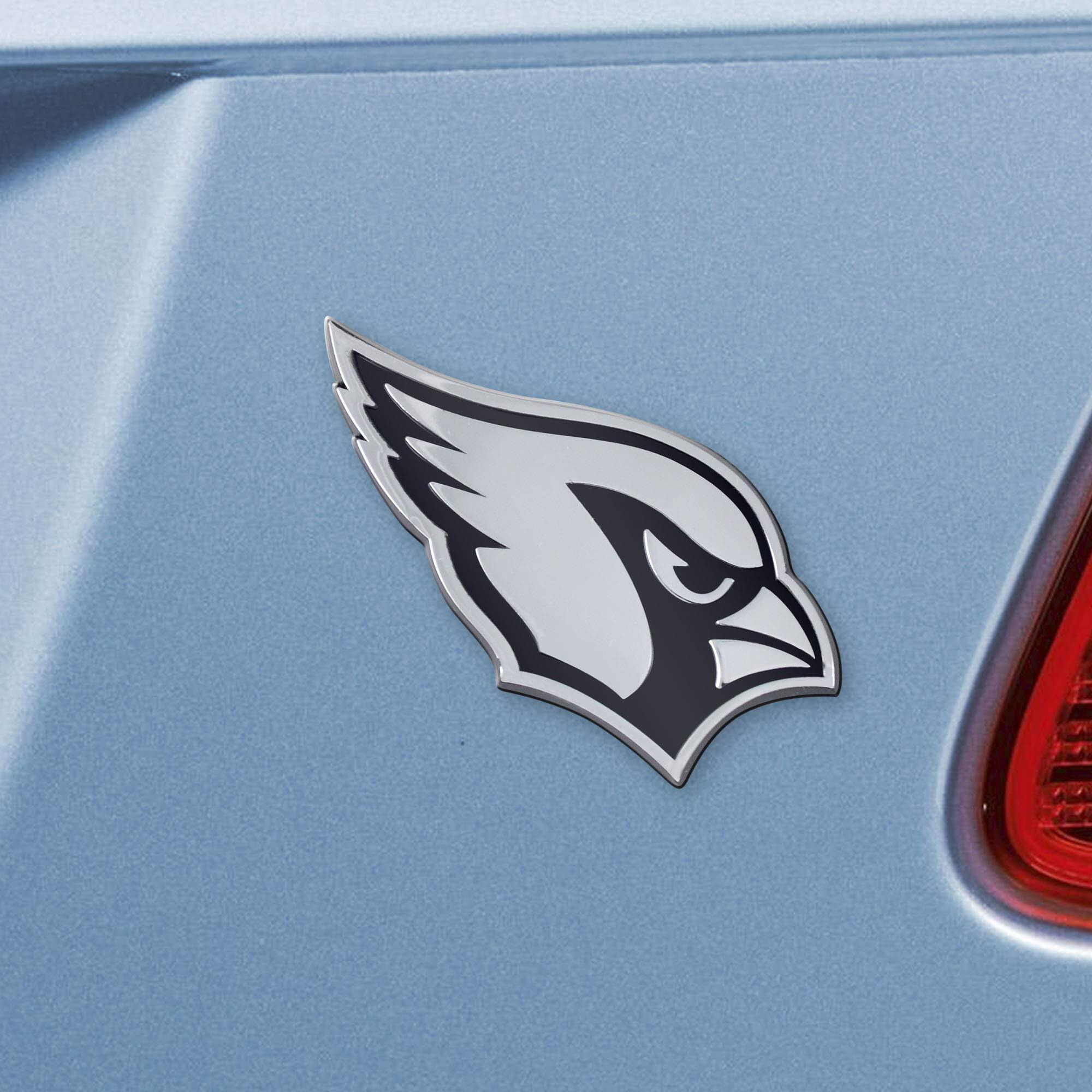 Arizona Cardinals Auto Emblem Premium Metal Chrome
