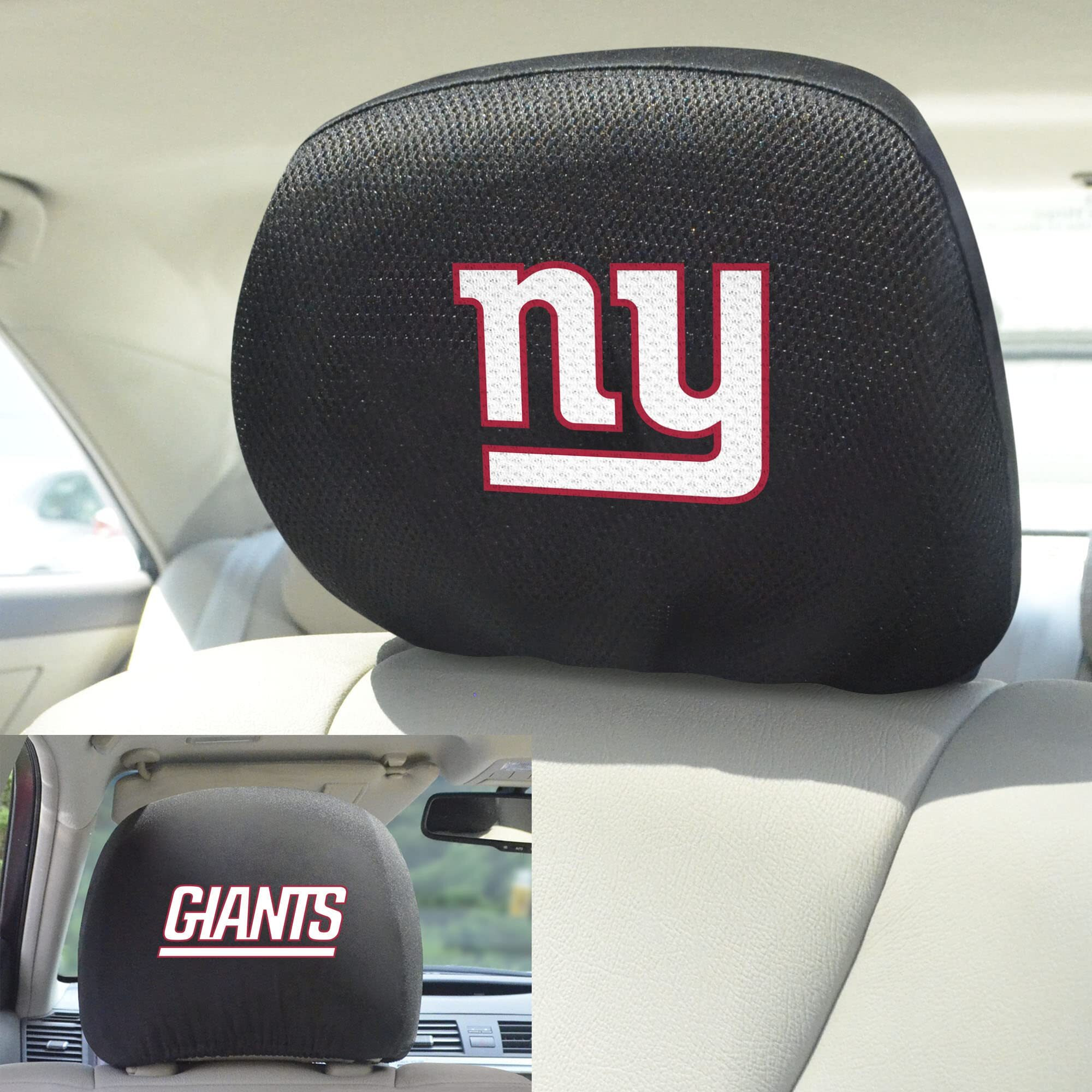 New York Giants Headrest Covers FanMats