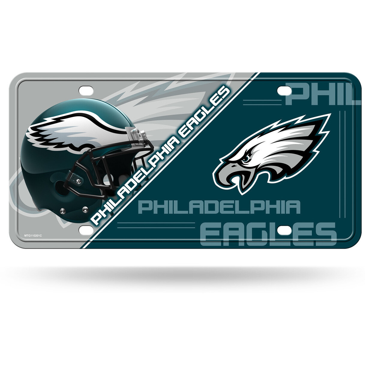 Philadelphia Eagles License Plate Metal