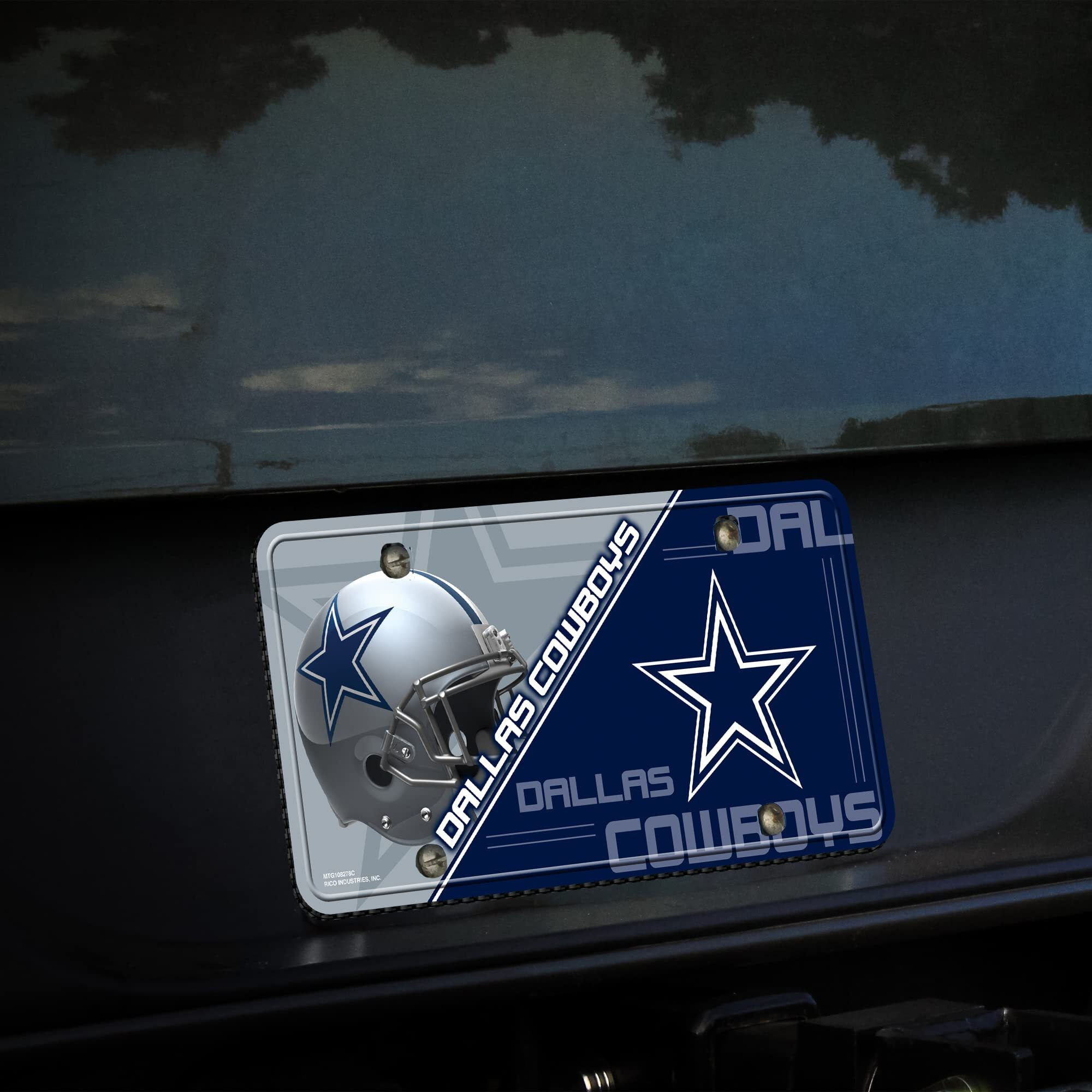 Dallas Cowboys License Plate Metal