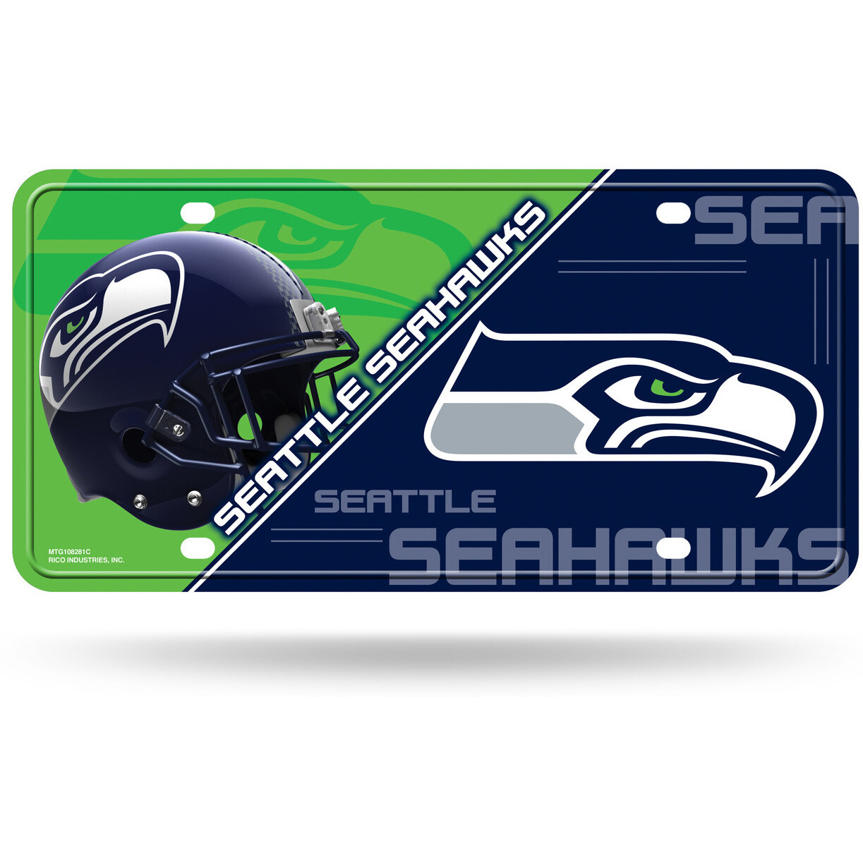 Seattle Seahawks License Plate Metal