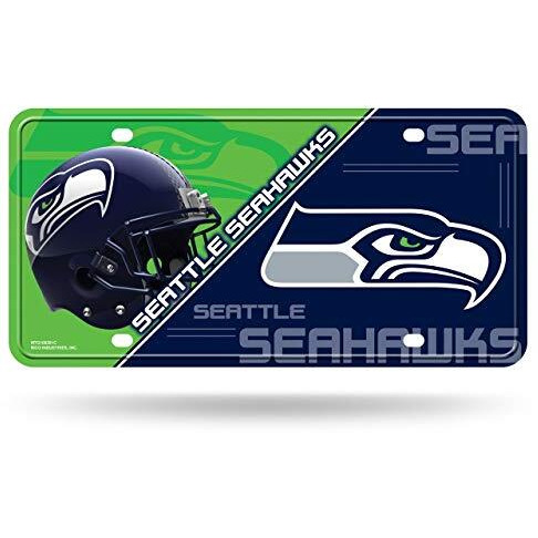 Seattle Seahawks License Plate Metal