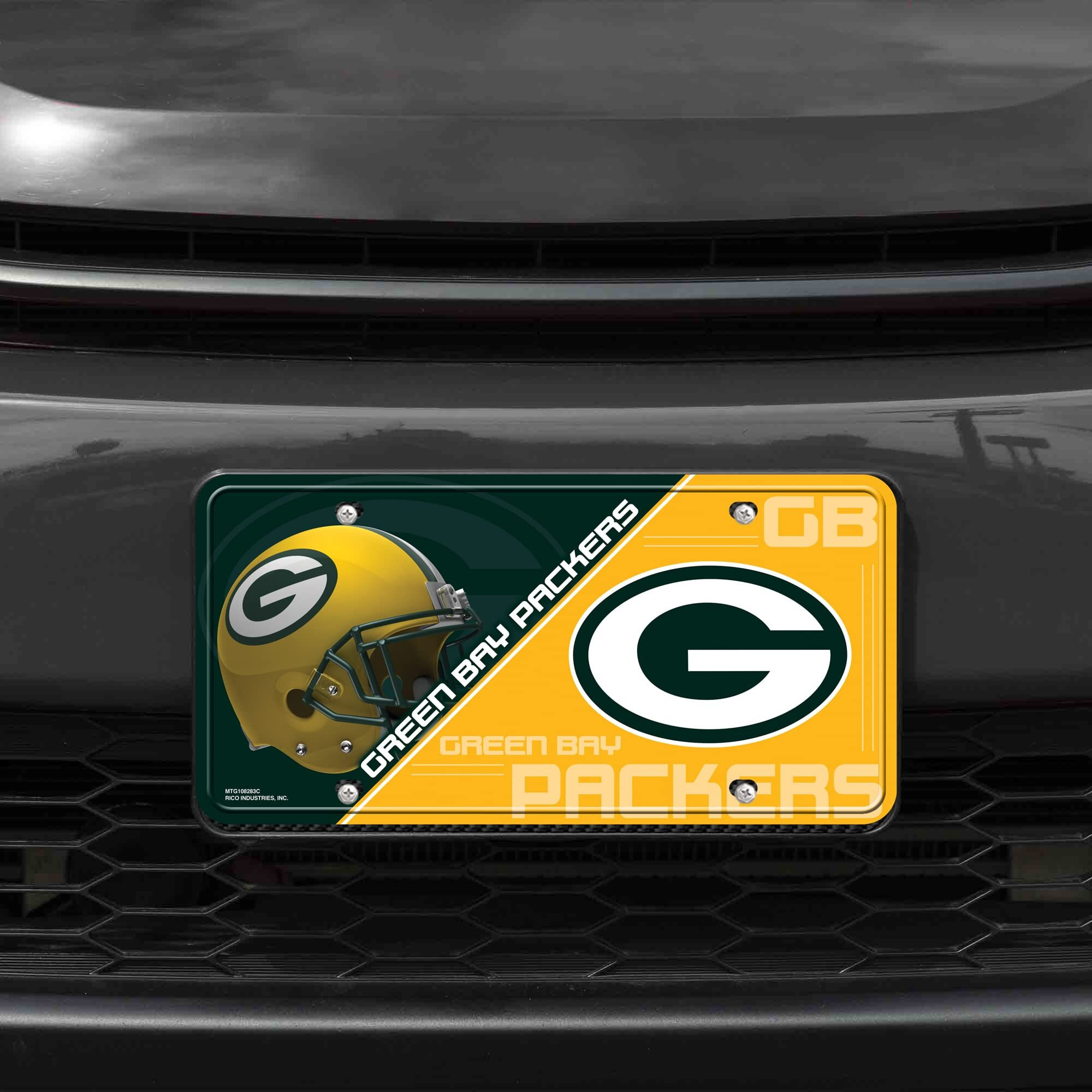 Green Bay Packers License Plate Metal