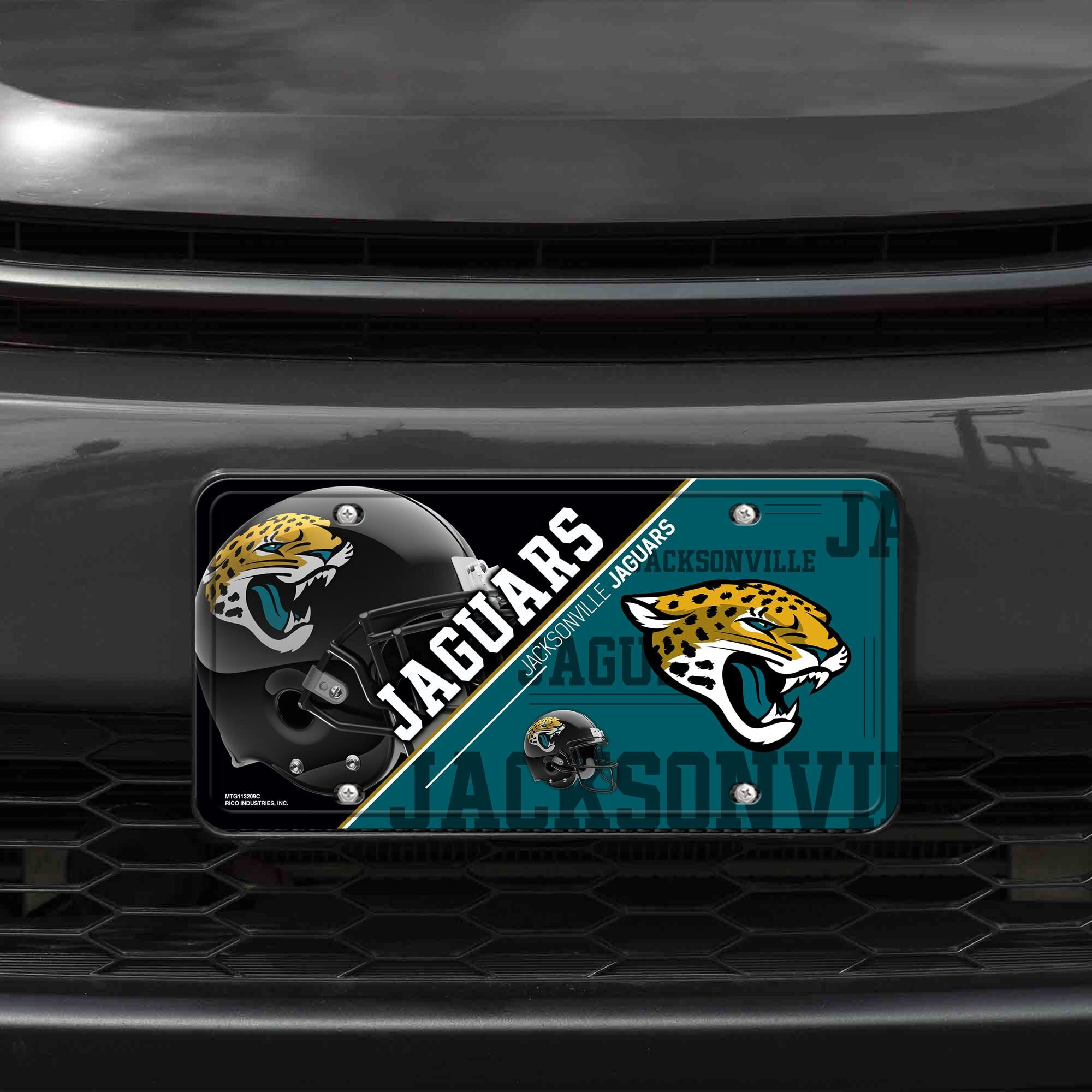 Jacksonville Jaguars License Plate Metal