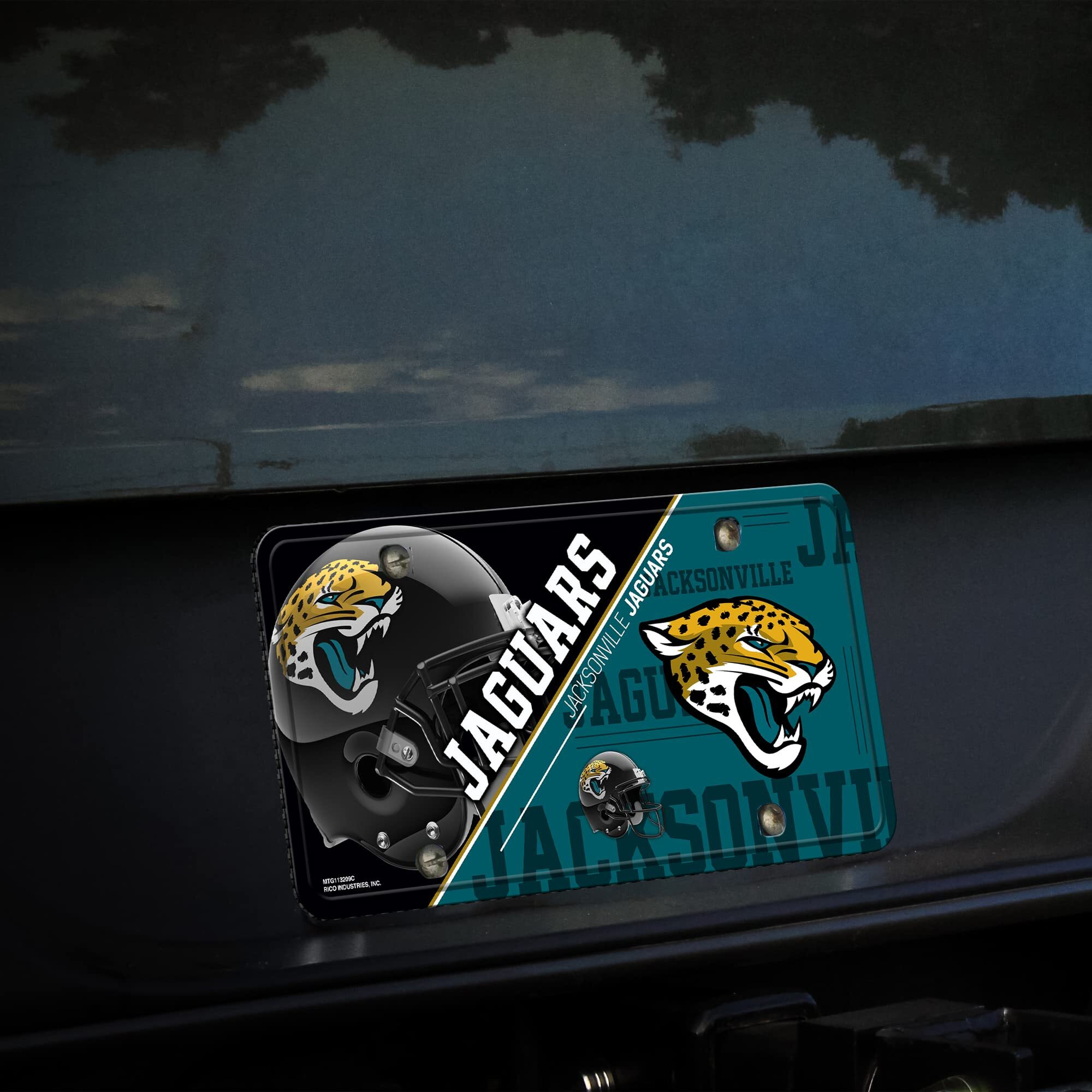 Jacksonville Jaguars License Plate Metal