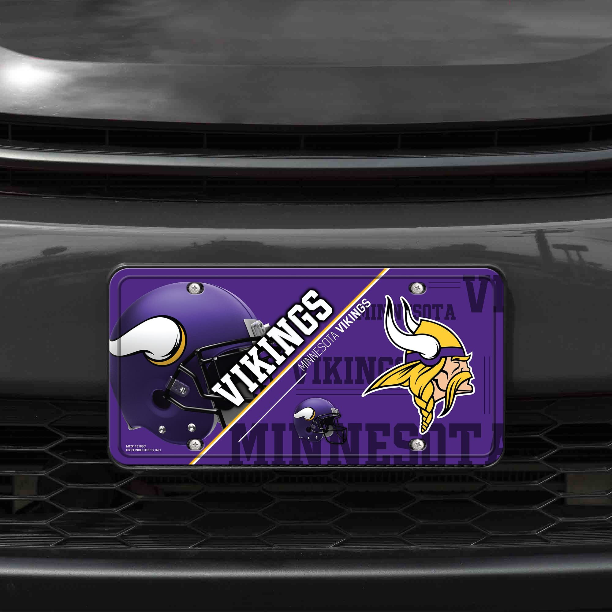 Minnesota Vikings License Plate Metal