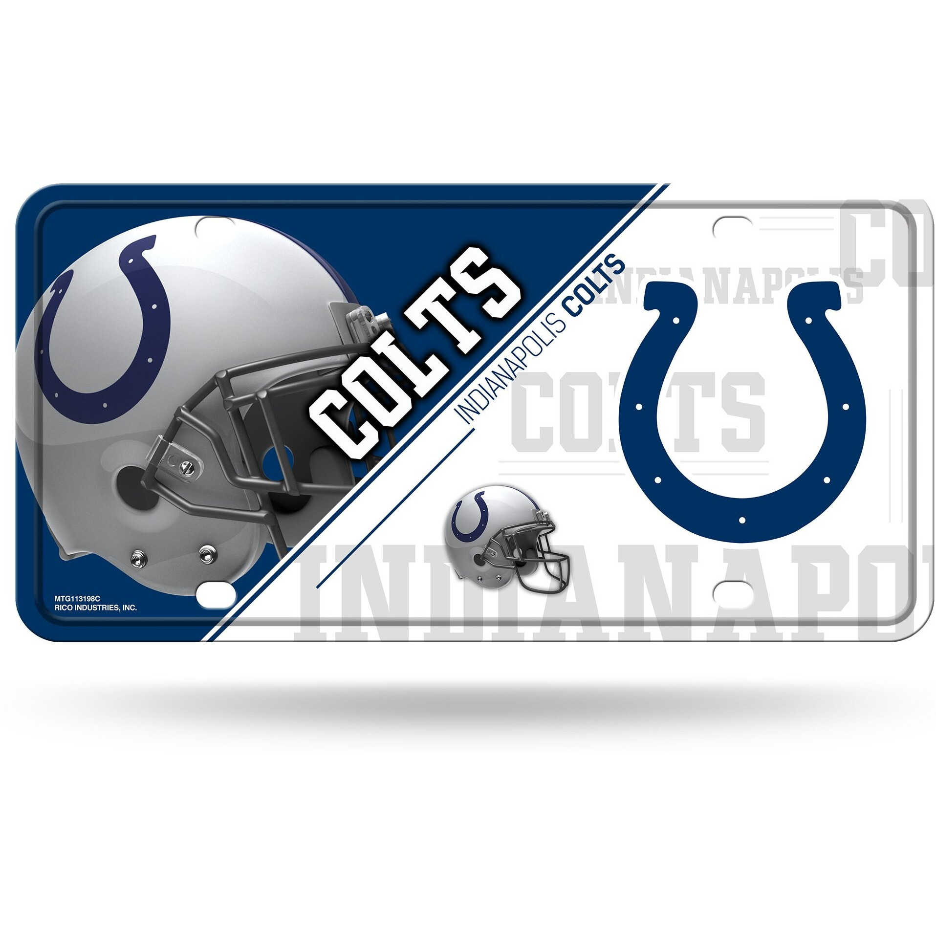 Indianapolis Colts License Plate Metal