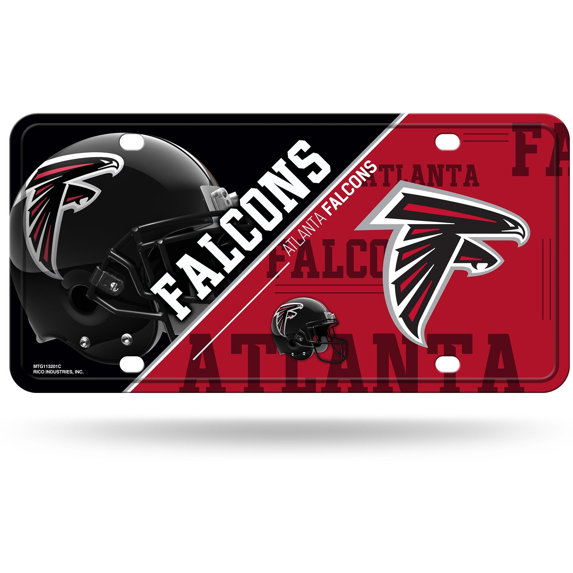 Atlanta Falcons License Plate Metal
