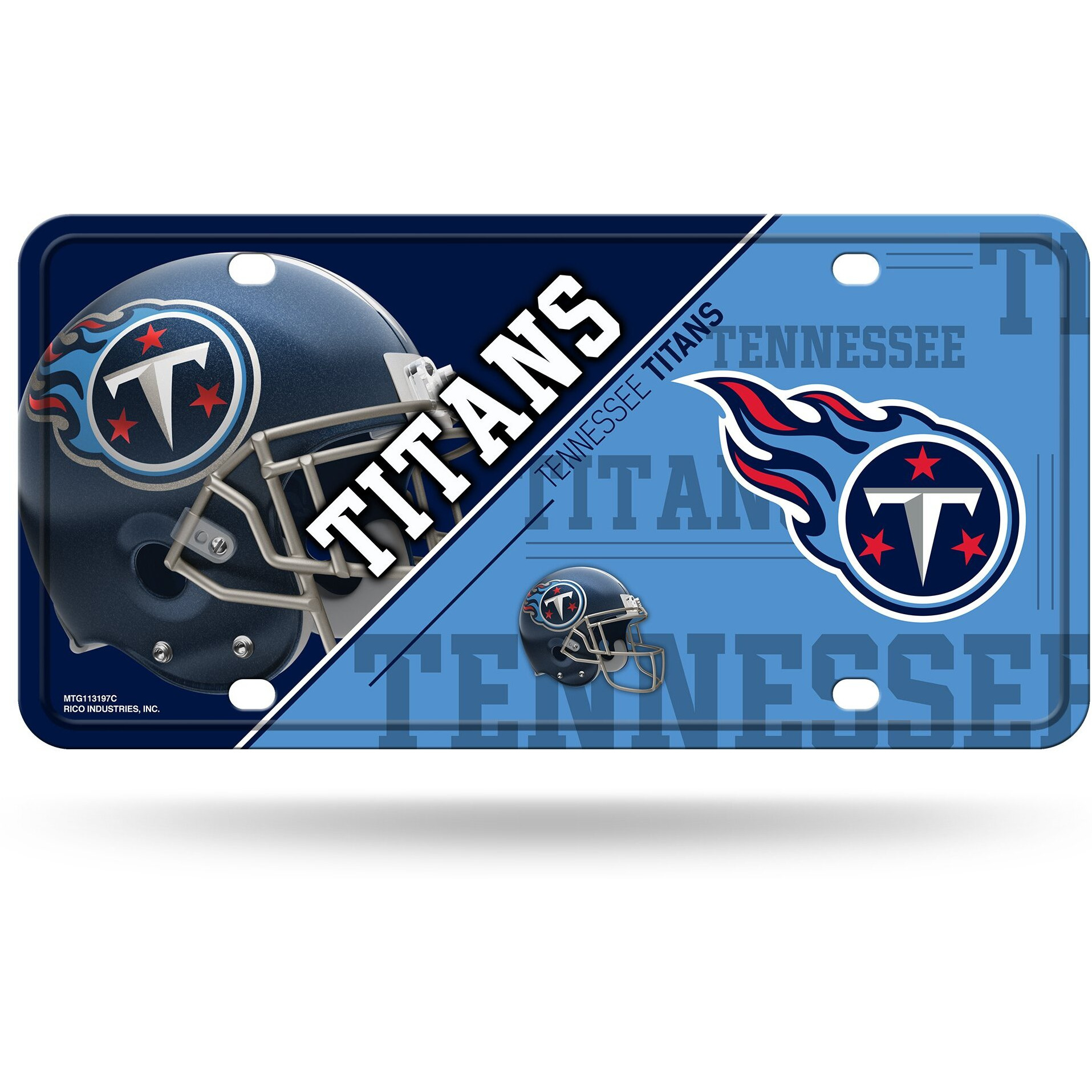 Tennessee Titans License Plate Metal