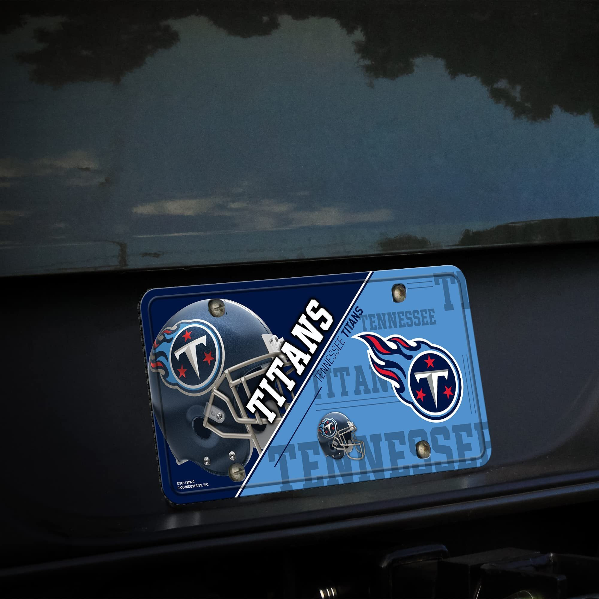 Tennessee Titans License Plate Metal