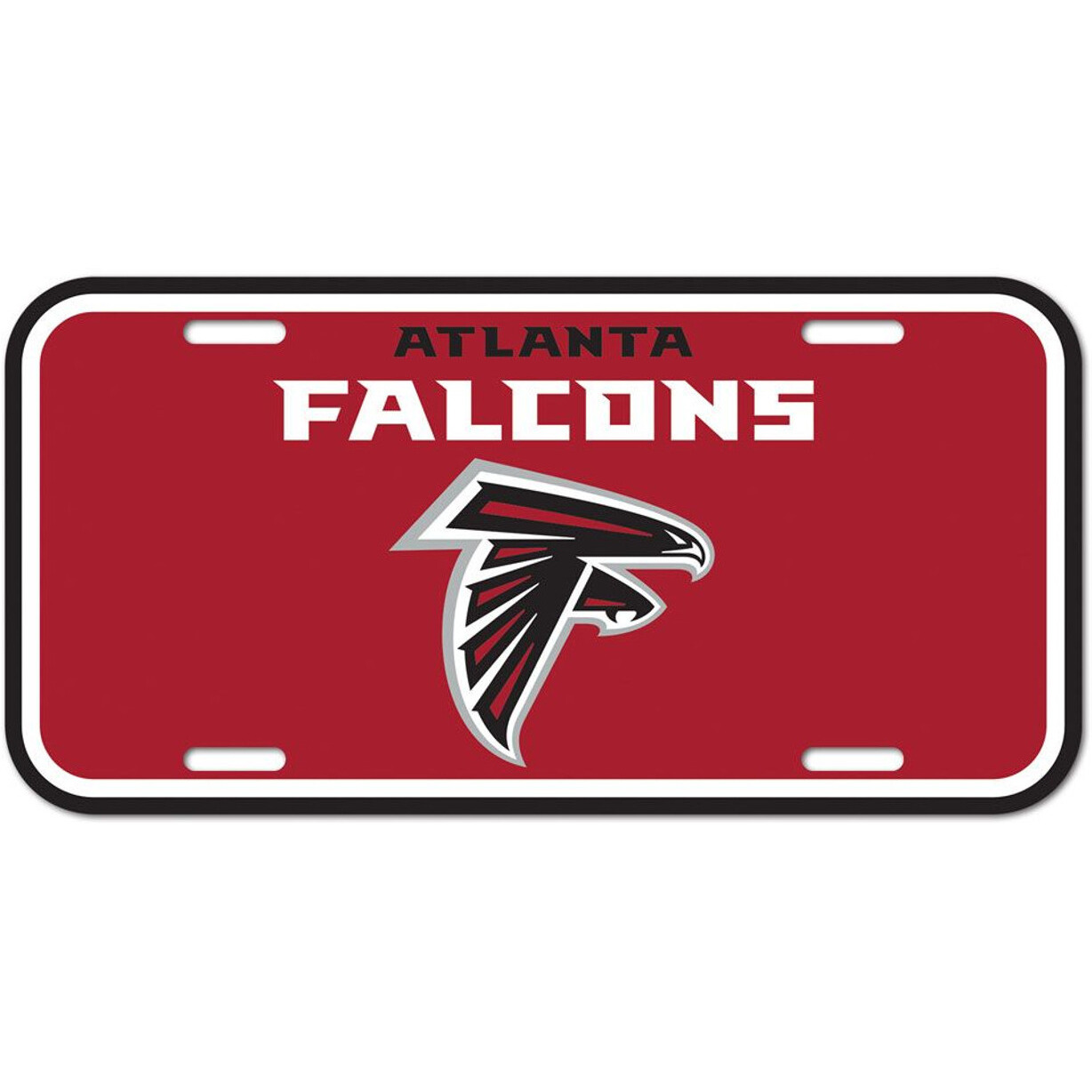 Atlanta Falcons License Plate Plastic