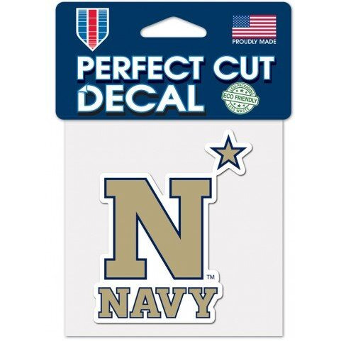 Navy Midshipmen Decal 4x4 Perfect Cut Color