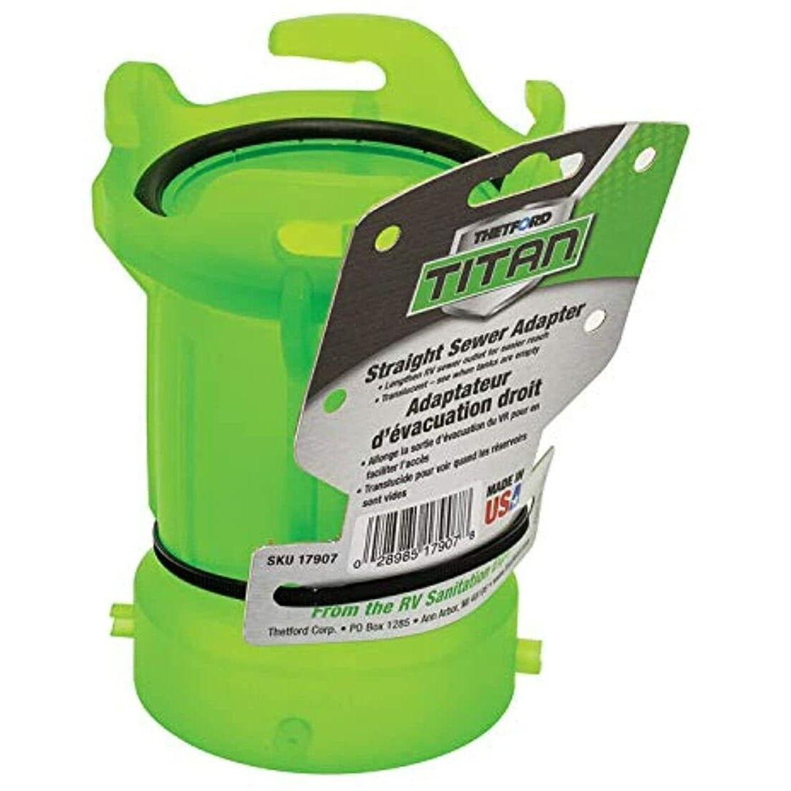TITAN STRAIGHT SEWER ADAPTER