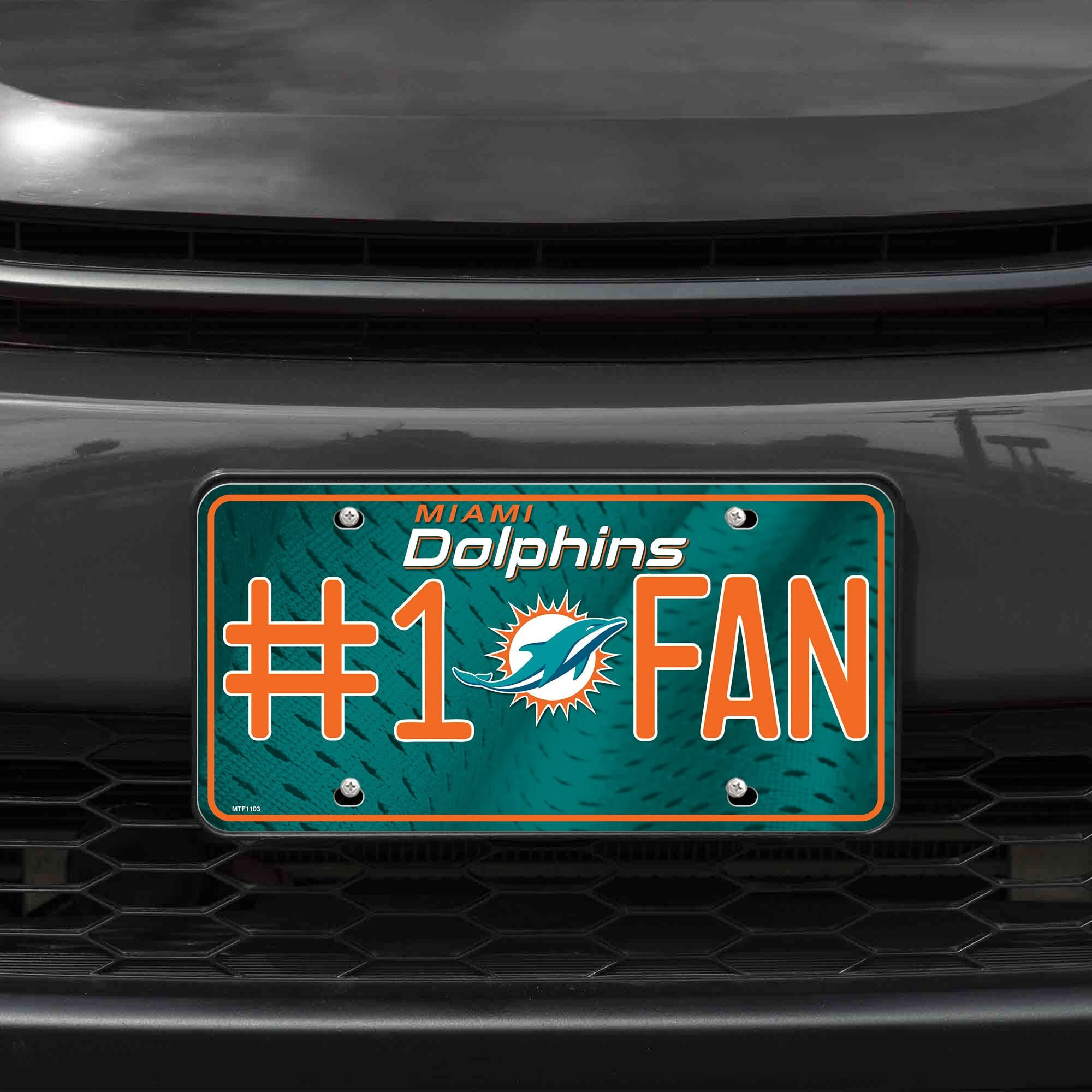 Miami Dolphins License Plate 1 Fan