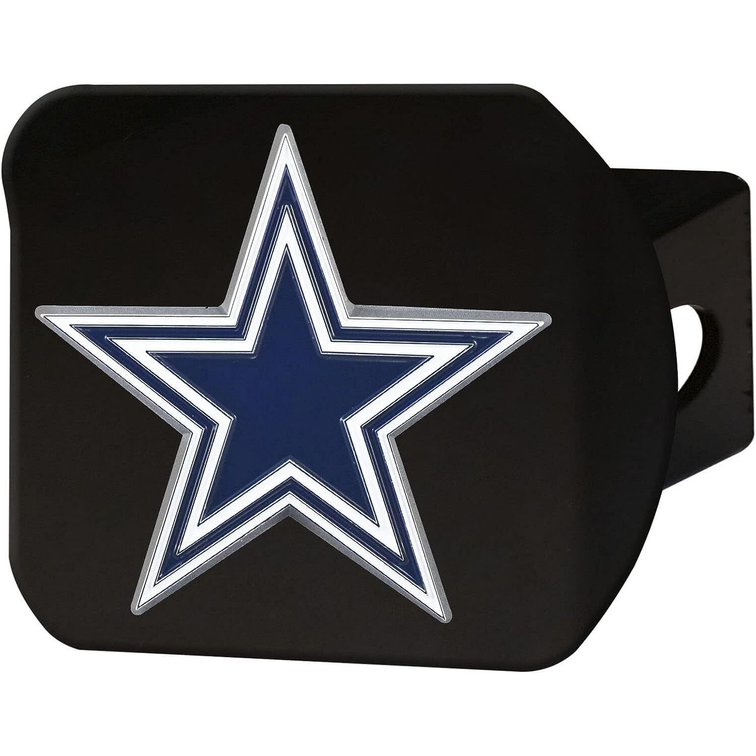 Dallas Cowboys Hitch Cover Color Emblem on Black