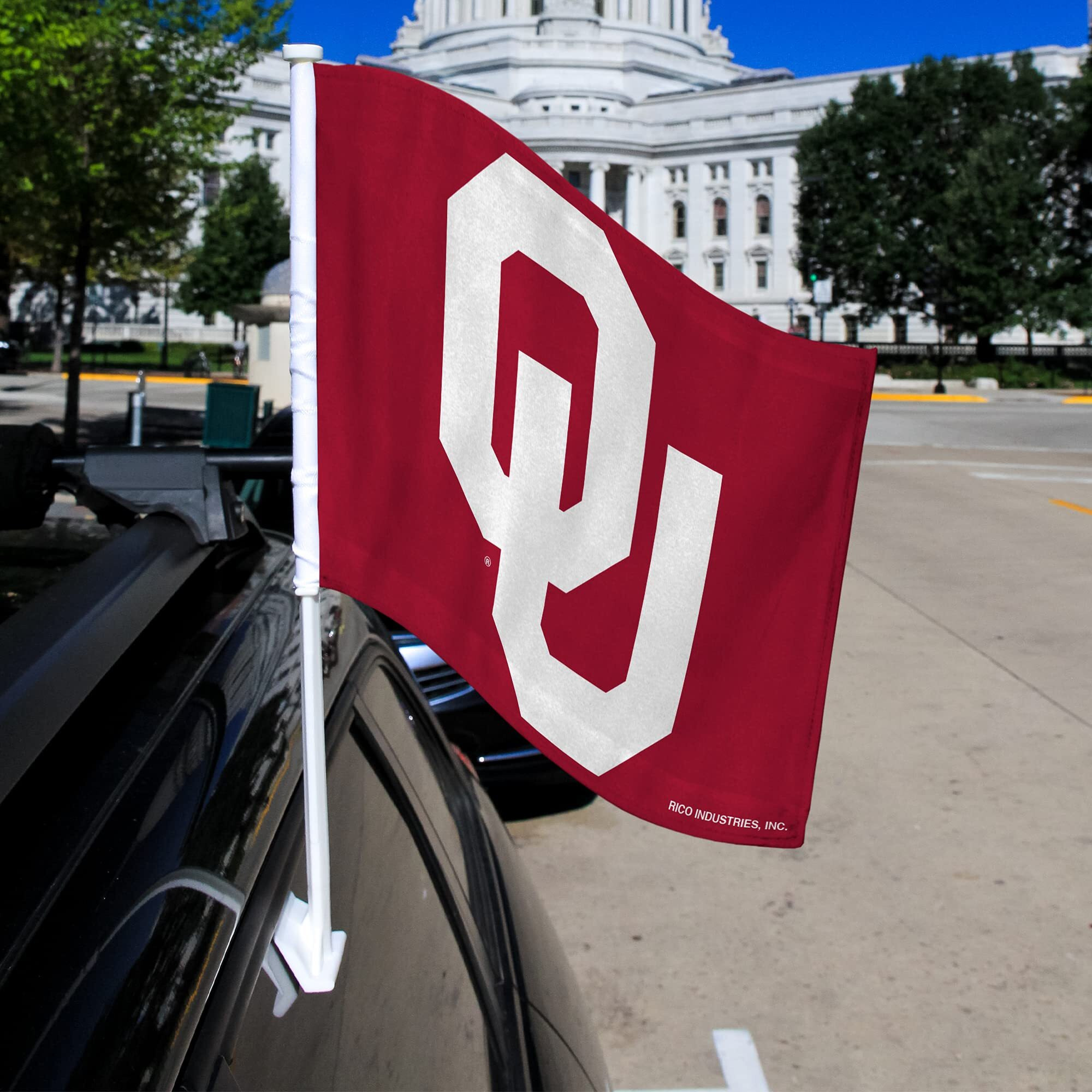 Oklahoma Sooners Flag Car