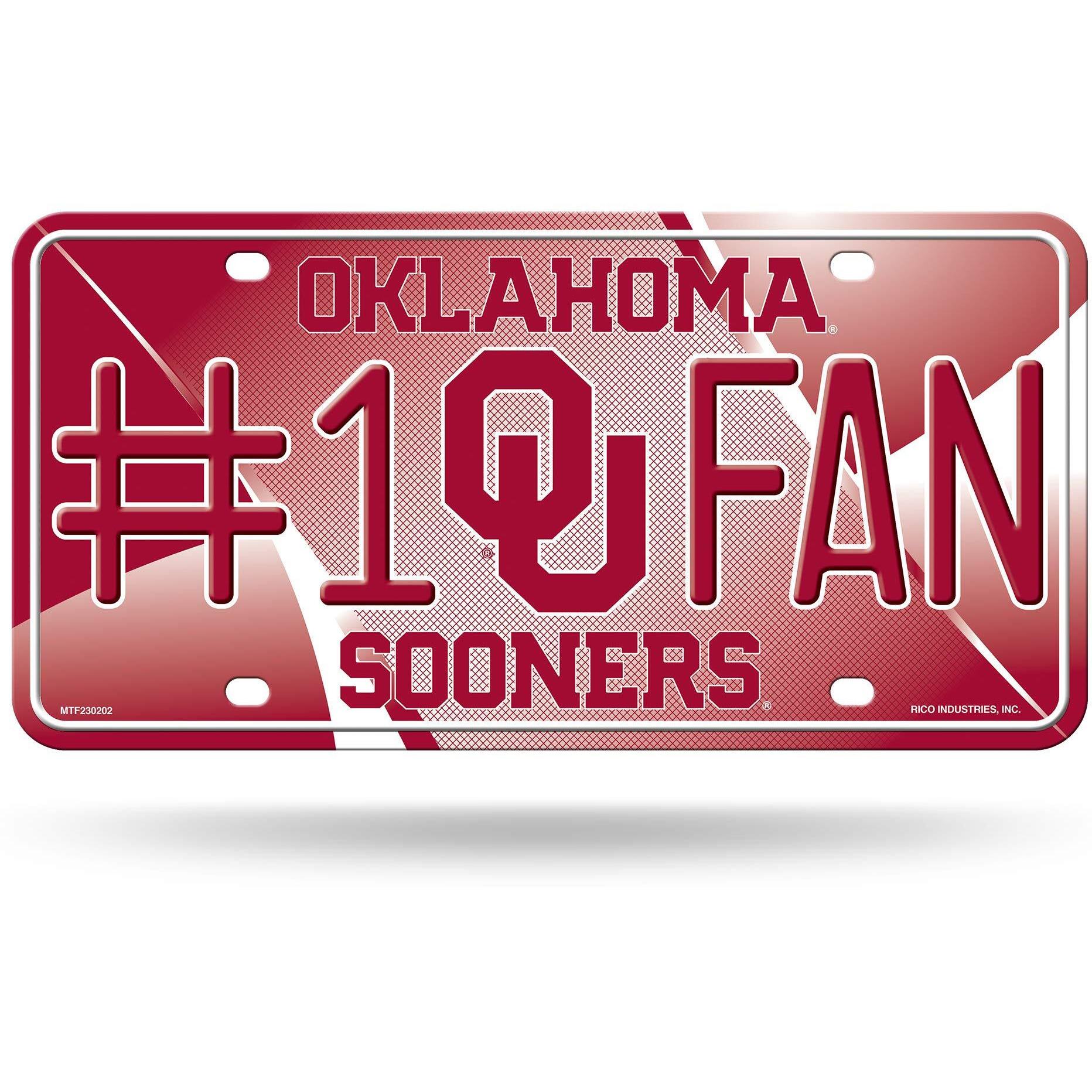 Oklahoma Sooners License Plate 1 Fan Alternate - Special Order