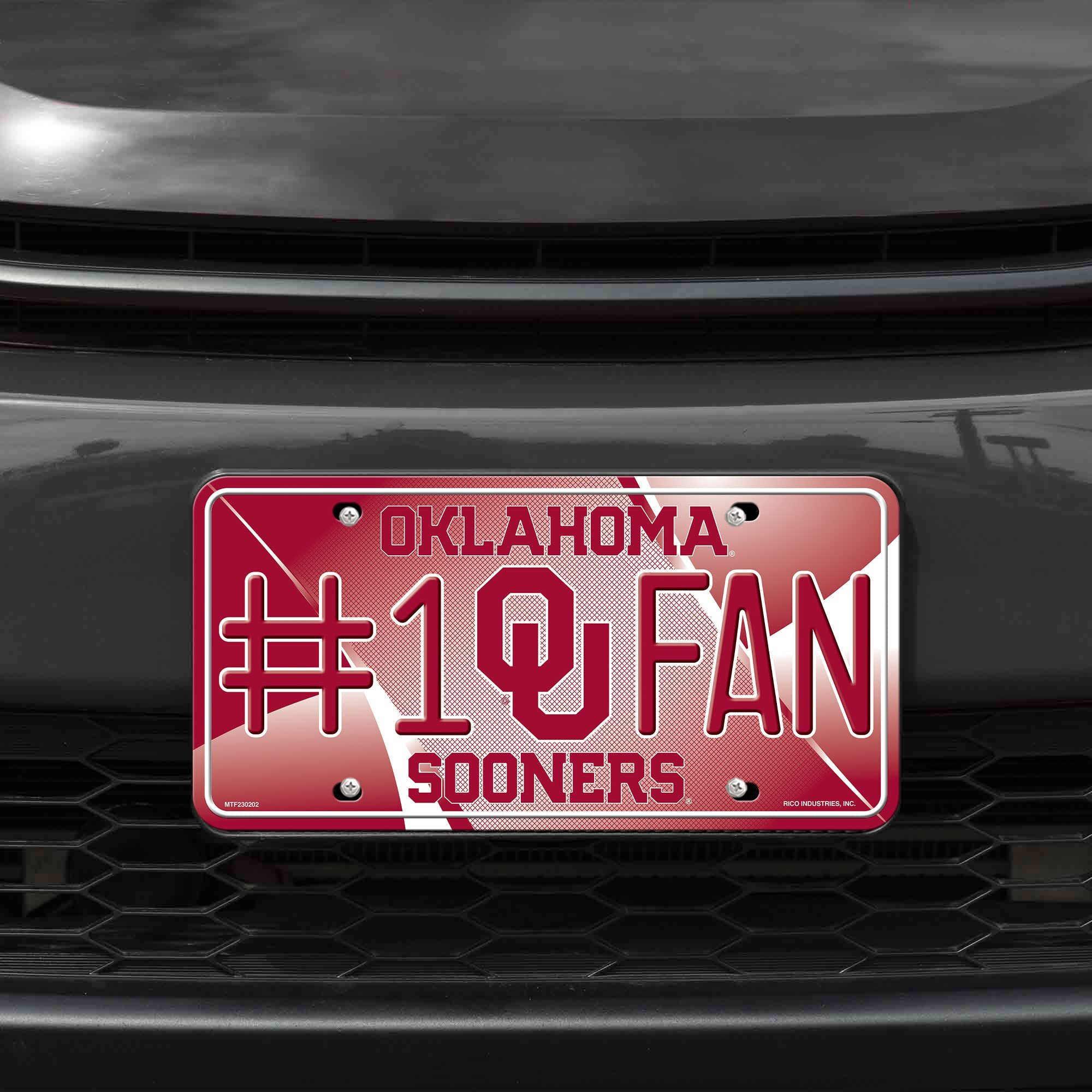 Oklahoma Sooners License Plate 1 Fan Alternate - Special Order