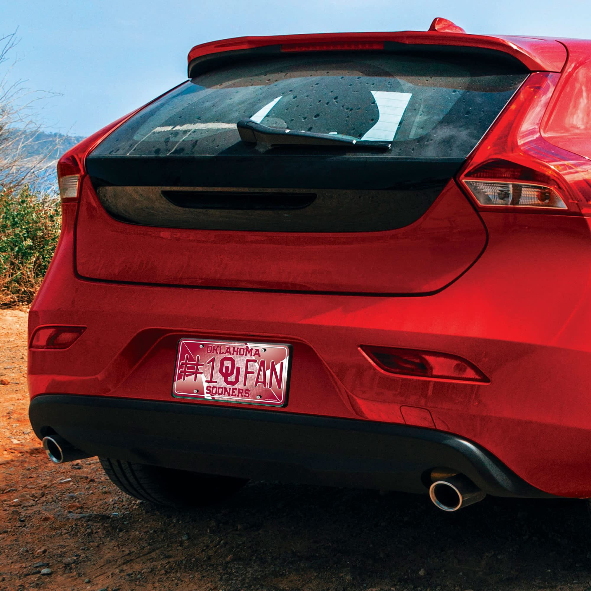 Oklahoma Sooners License Plate 1 Fan Alternate - Special Order