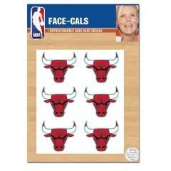 Chicago Bulls Tattoo Face Cals Special Order