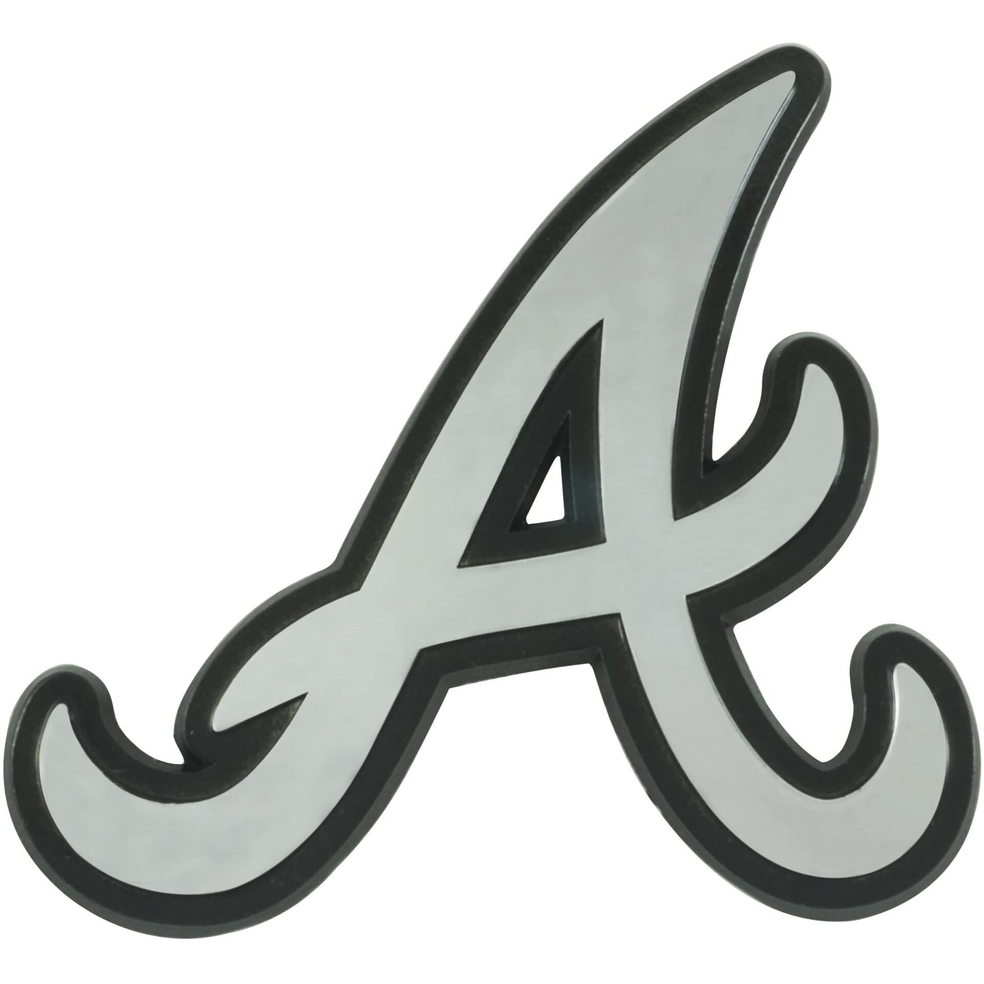 Atlanta Braves Auto Emblem Premium Metal Chrome Special Order