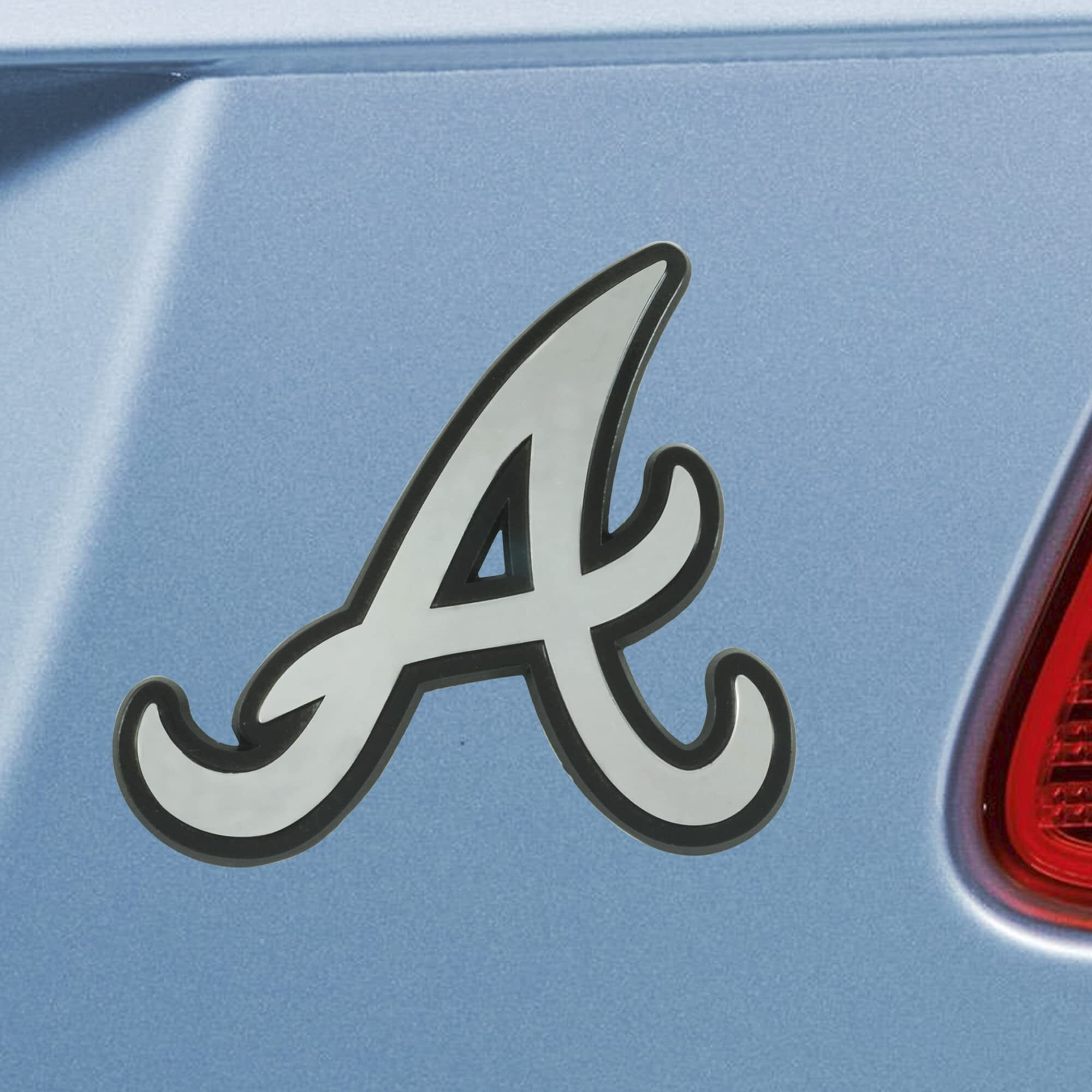 Atlanta Braves Auto Emblem Premium Metal Chrome Special Order