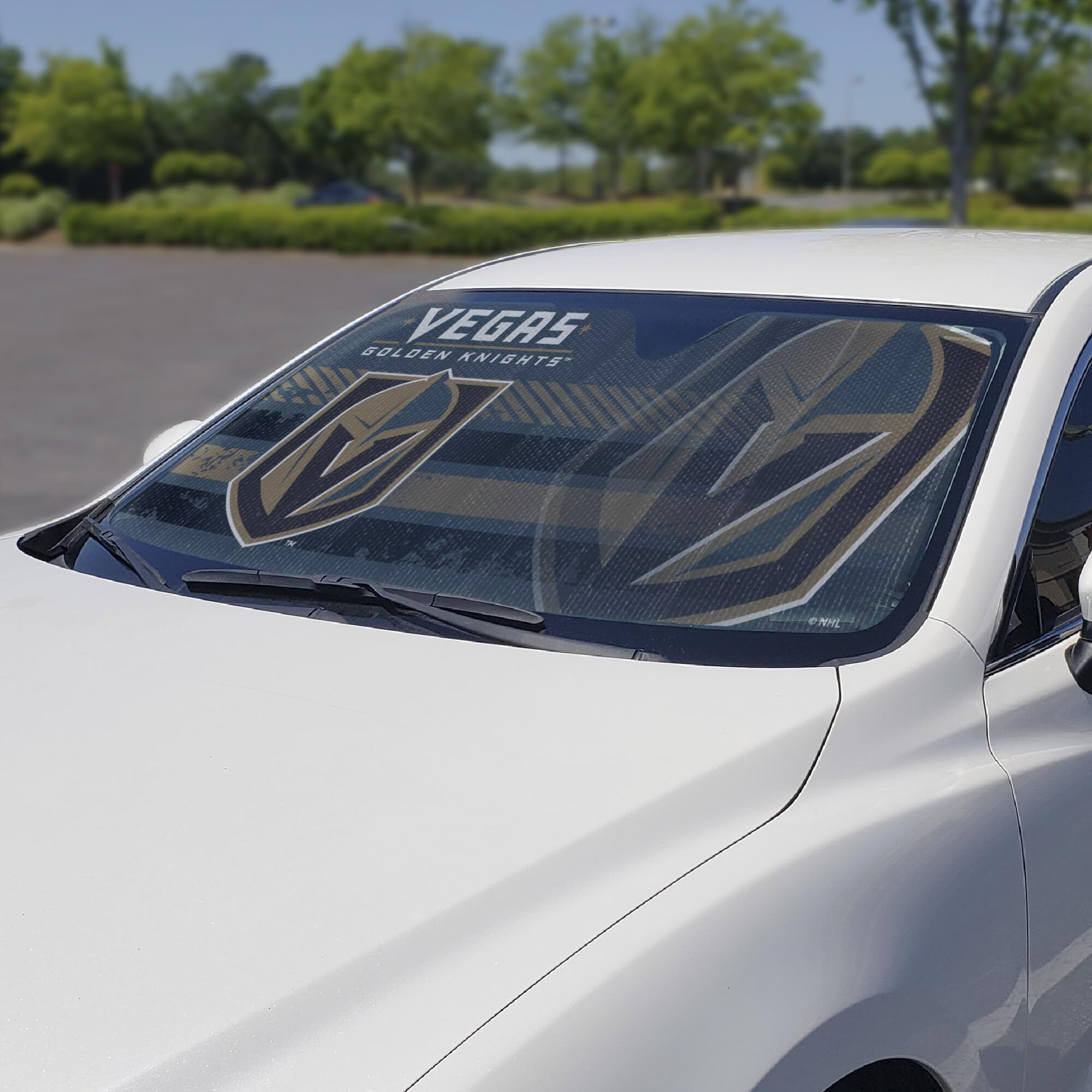 Vegas Golden Knights Auto Sun Shade 59x27