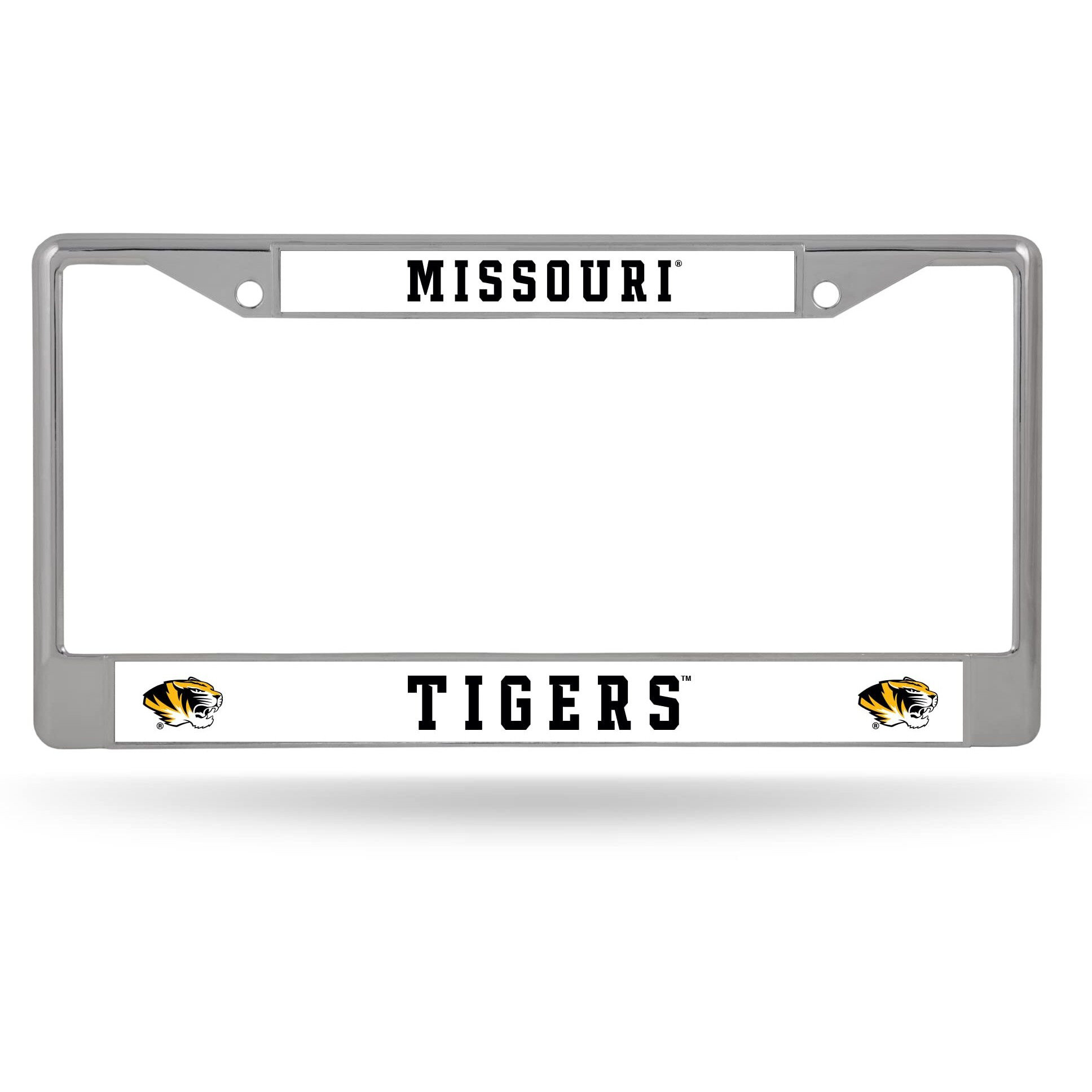 Missouri Tigers License Plate Frame Chrome - Special Order