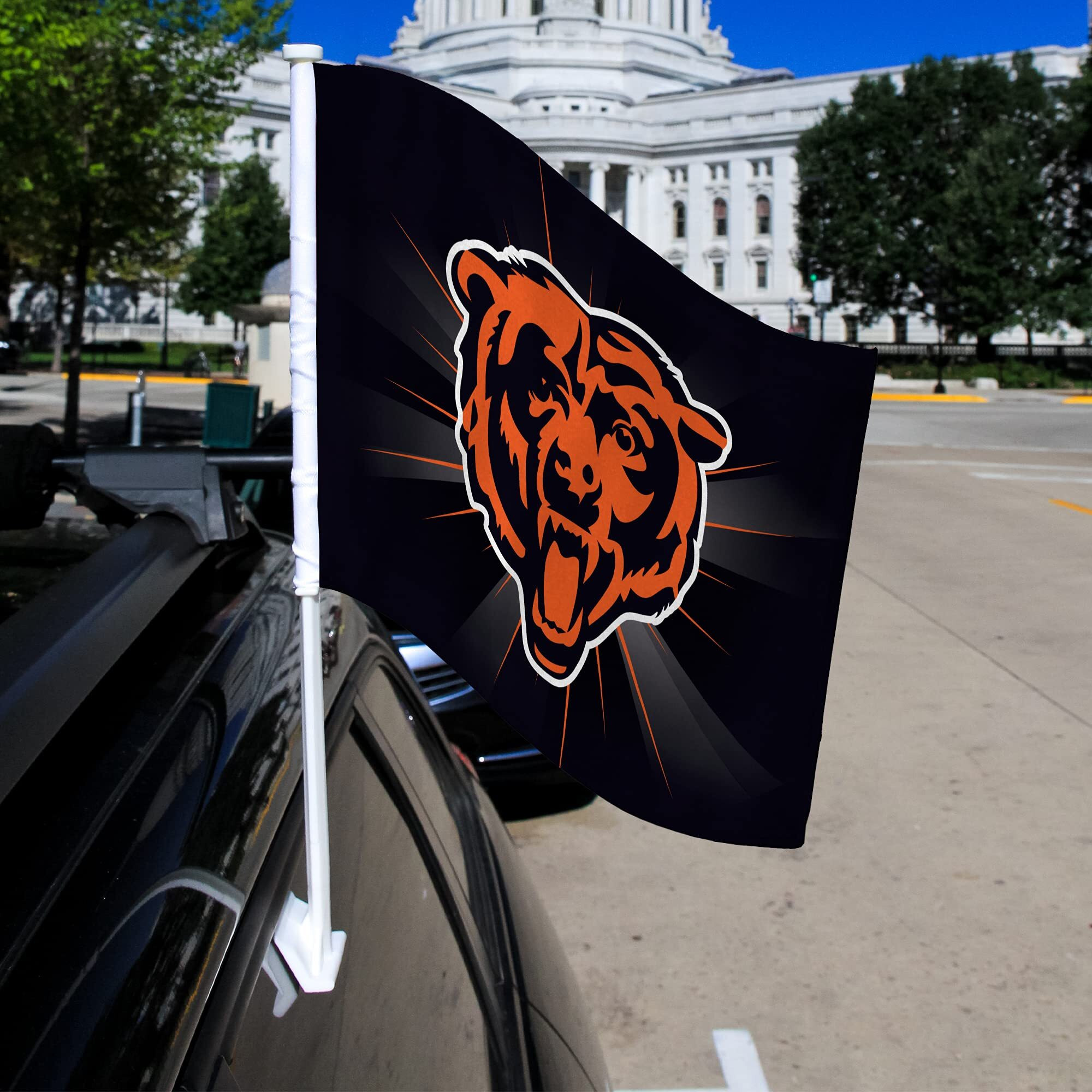 Chicago Bears Flag Car