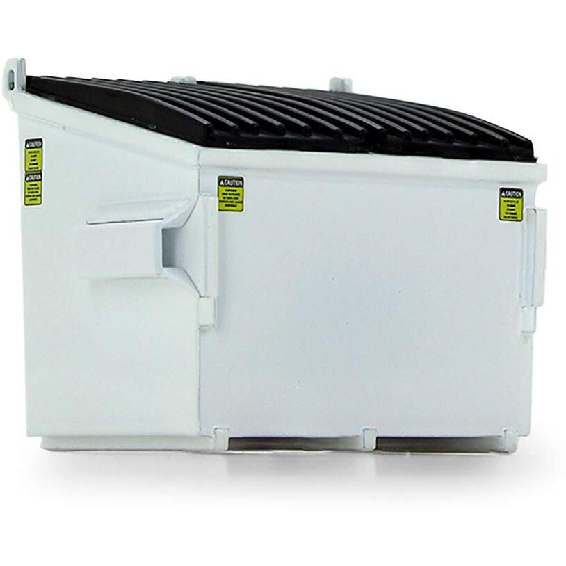 Refuse Trash Bin White 1/34 Diecast Model by First Gear