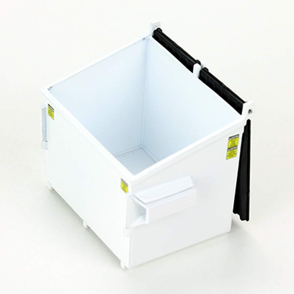 Refuse Trash Bin White 1/34 Diecast Model by First Gear
