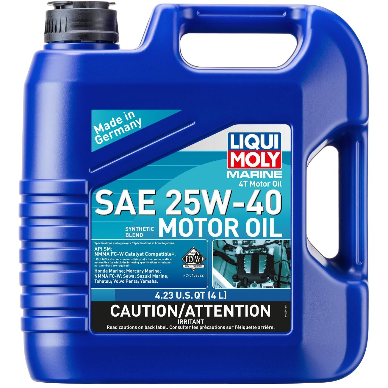 MARINE 4T SAE 25W-40 OIL  4L