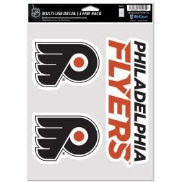 Philadelphia Flyers Decal Multi Use Fan 3 Pack